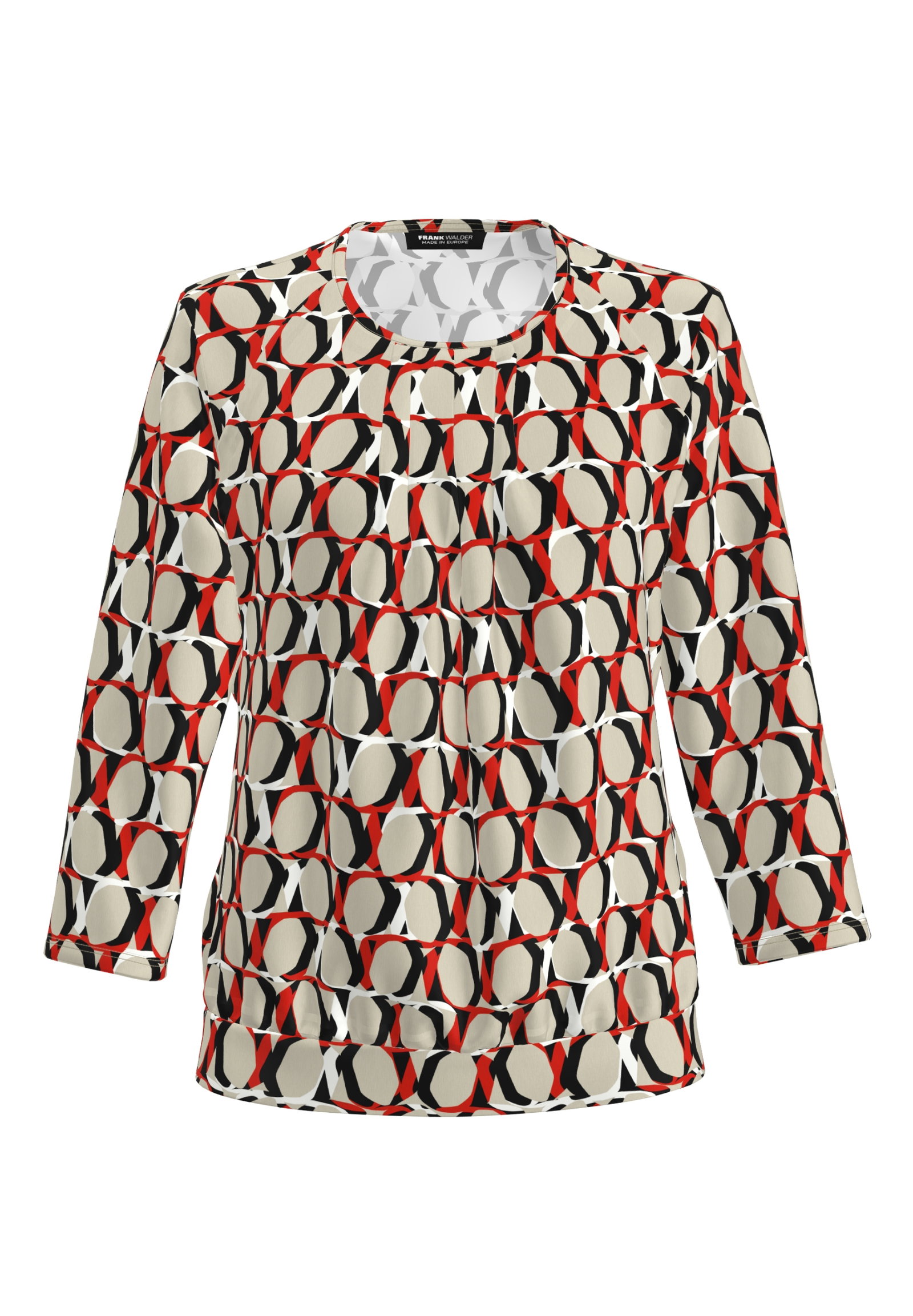 Frank Walder Blusenshirt mit Blütendessin #1