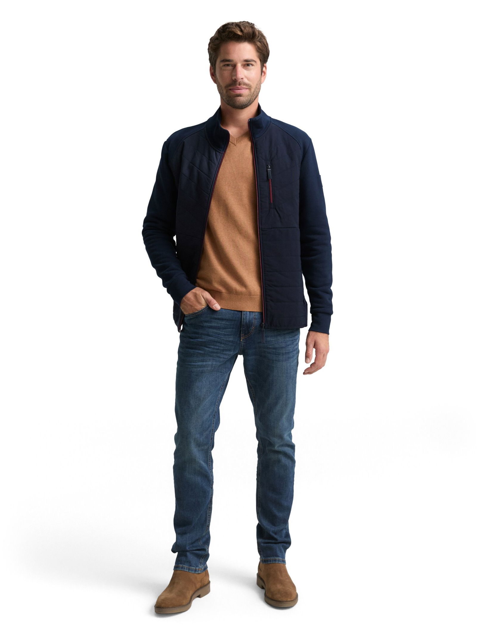 Tom Tailor | Tom Tailor Sweatjacke | XXL | sky captain blue
