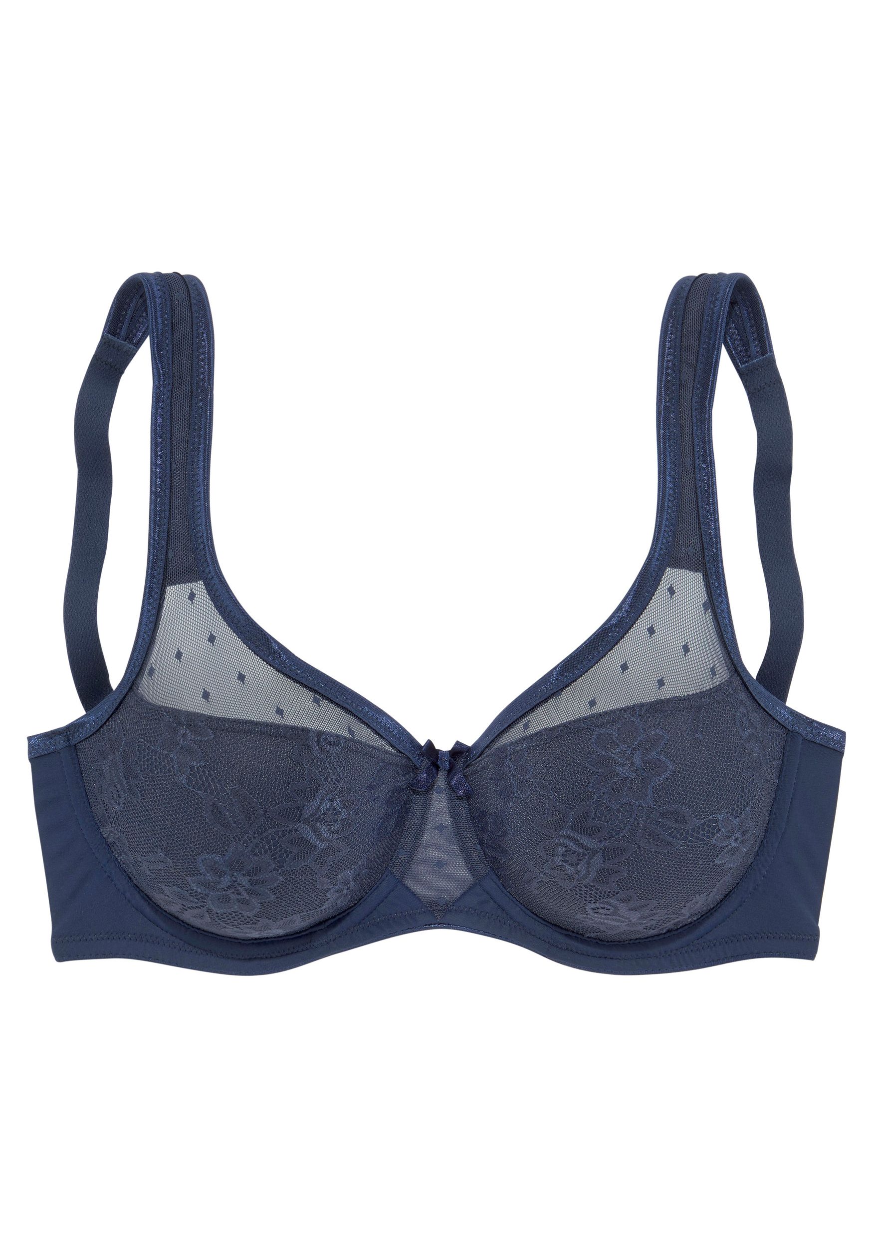 Lascana |  Lascana Bügel-BH  | 80/H | navy solid