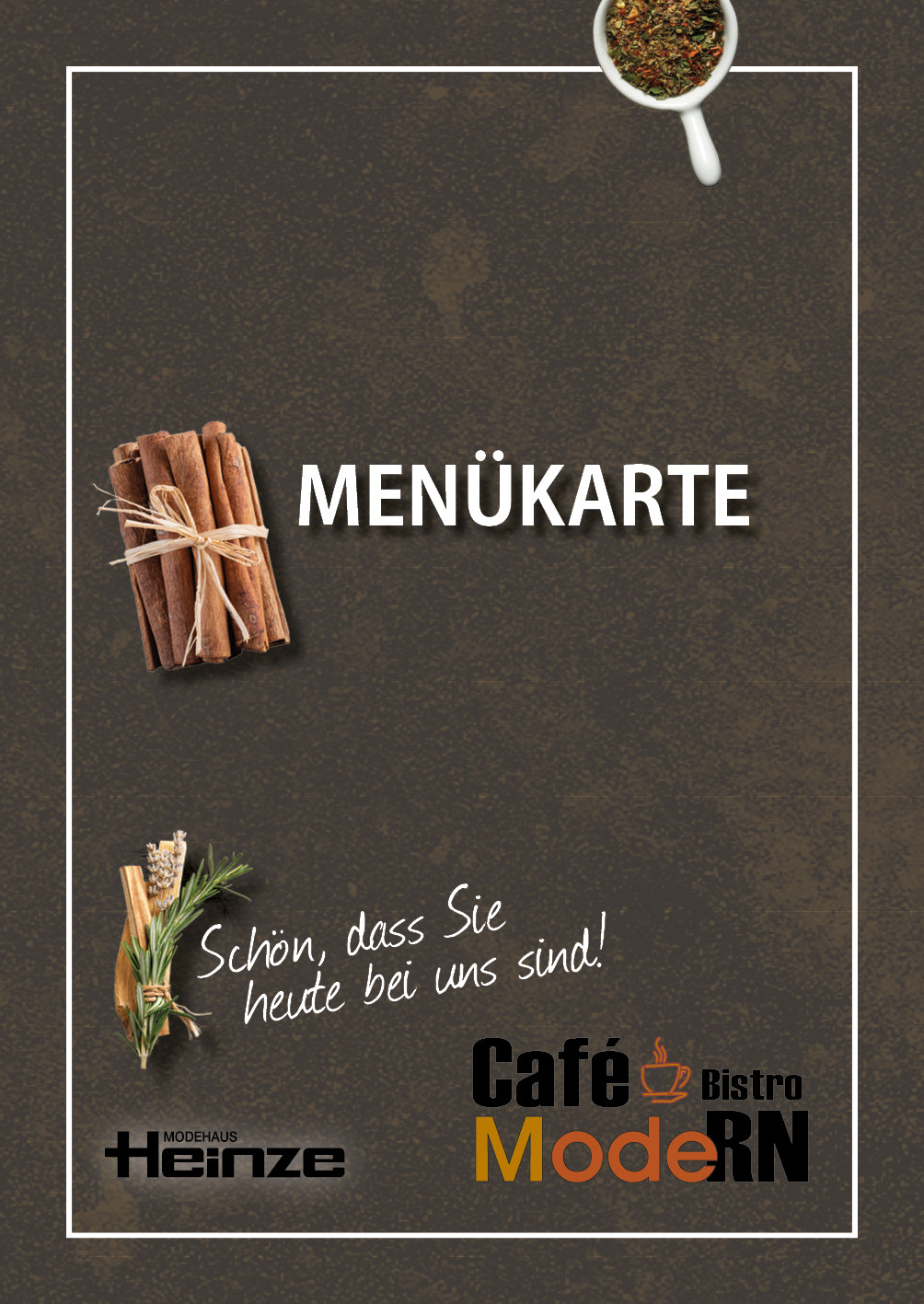Titelbild Speisekarte Café Modern