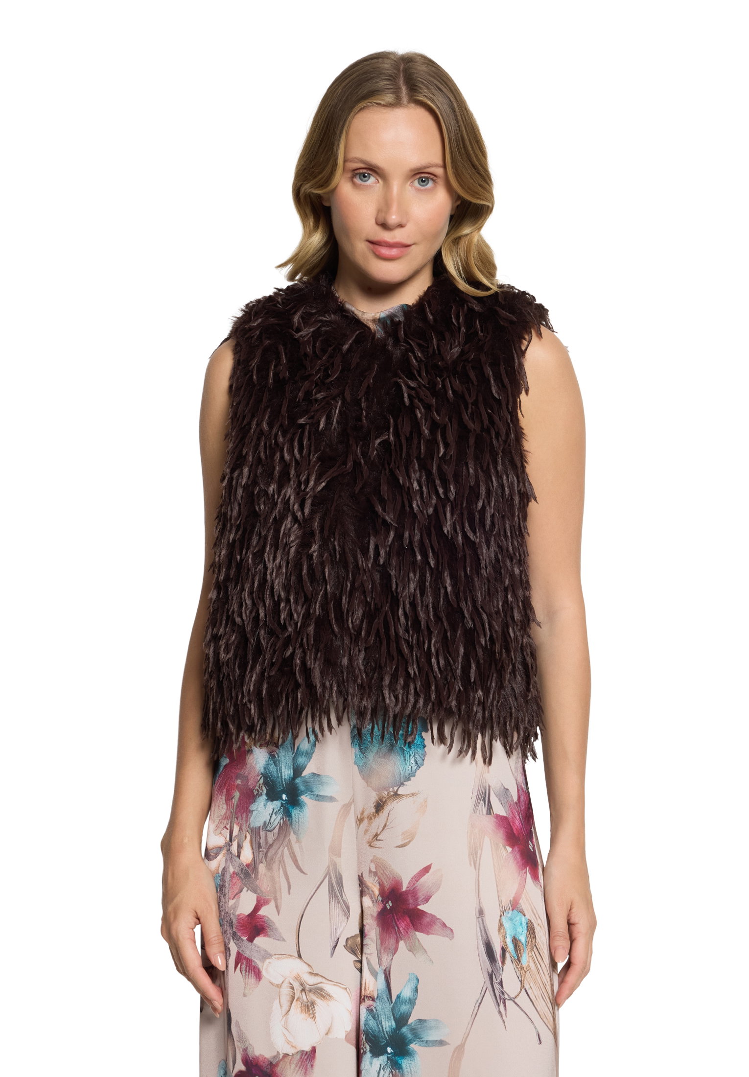 Weste Fell/Pelz, Espresso Brown #3