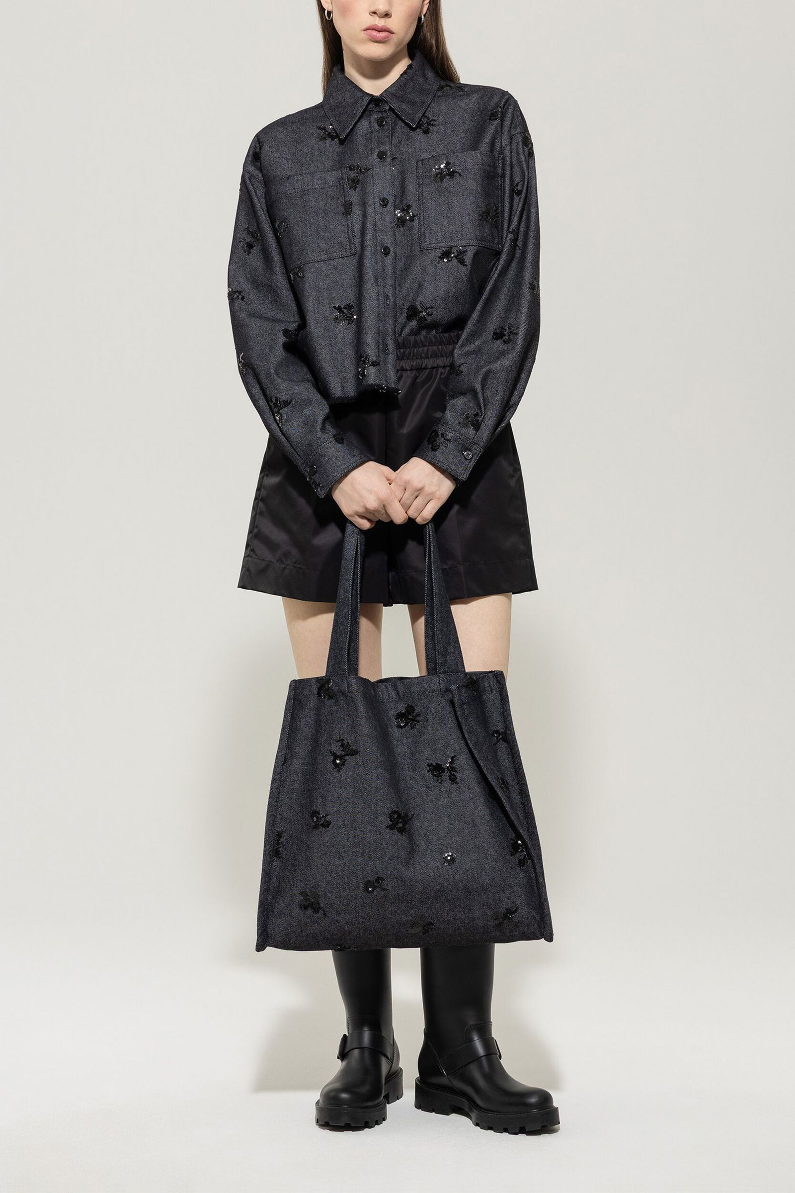 49deea7927ad54d38bab56468e1d12ba Luisa Cerano |  Luisa Cerano Jeansjacke  | 38 | salt and pepper