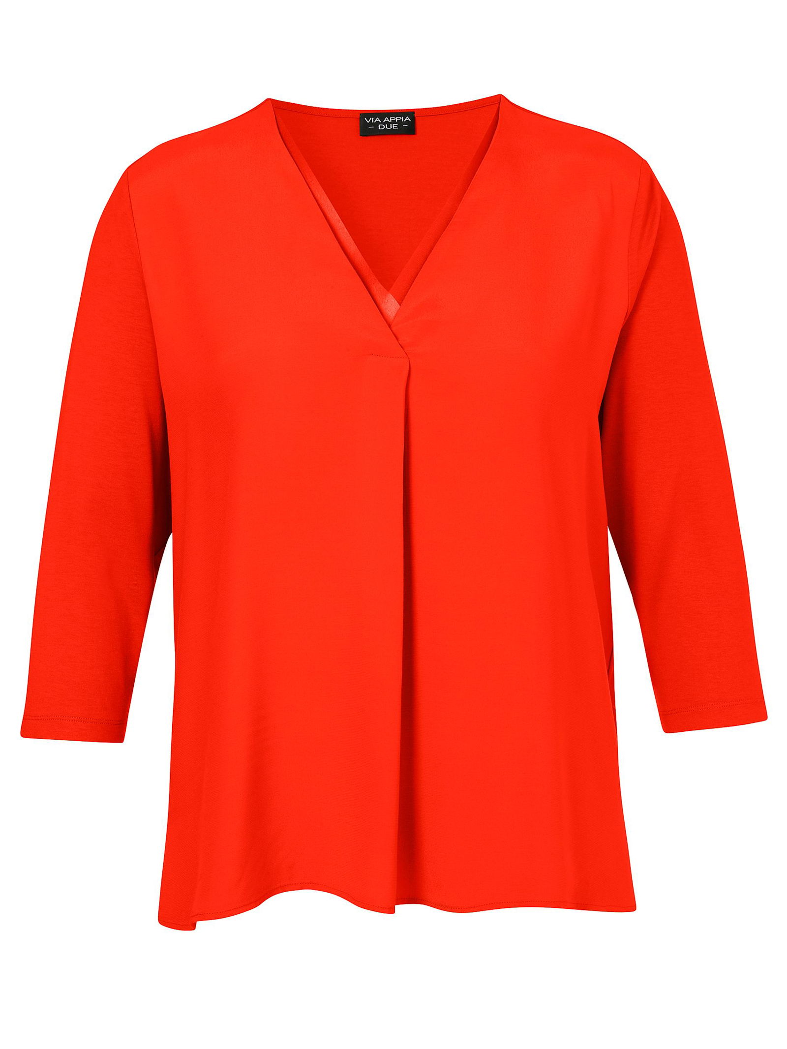  | Bluse V-Ausschnitt 3/4 Arm | 44 | koralle