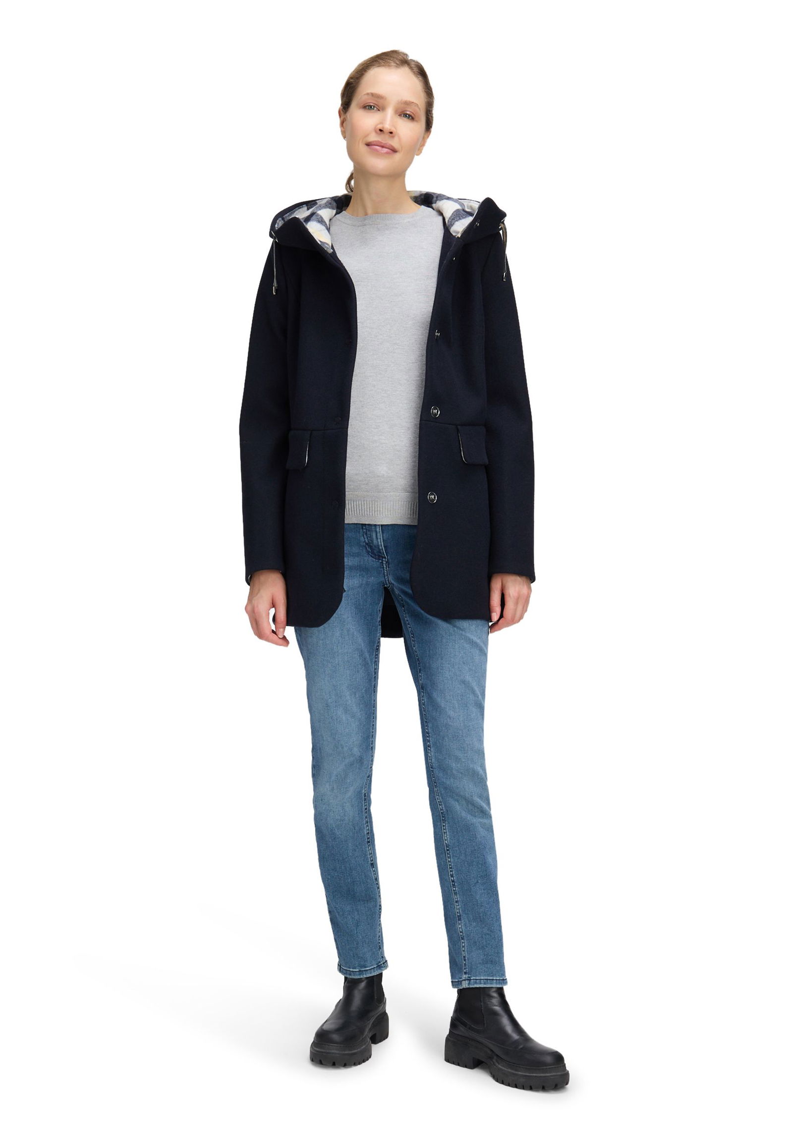 Amber & June | Amber & June Funktionsjacke | 44 | dunkelblau