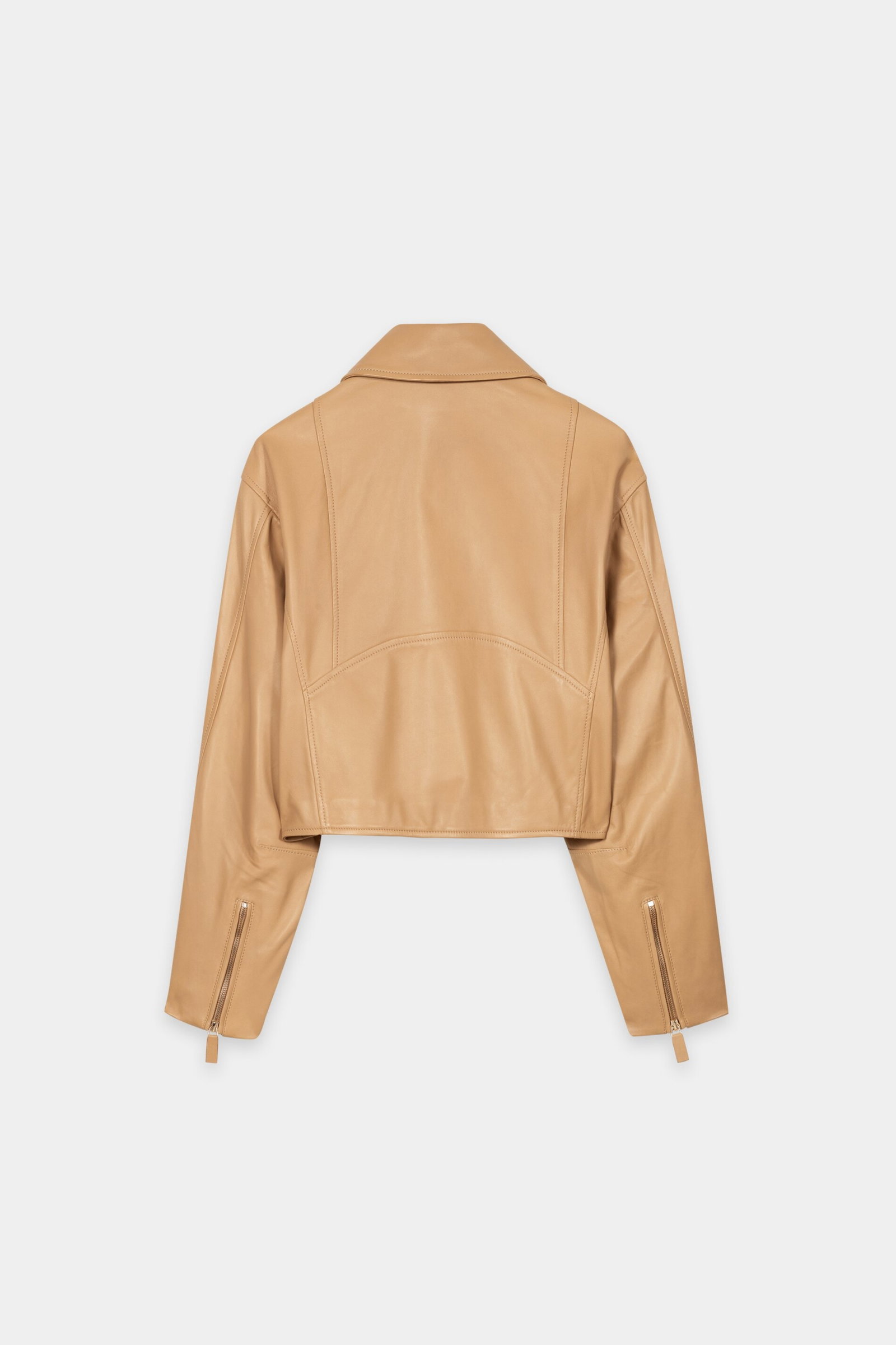Luisa Cerano Jacke aus Lammnappa golden caramel #5