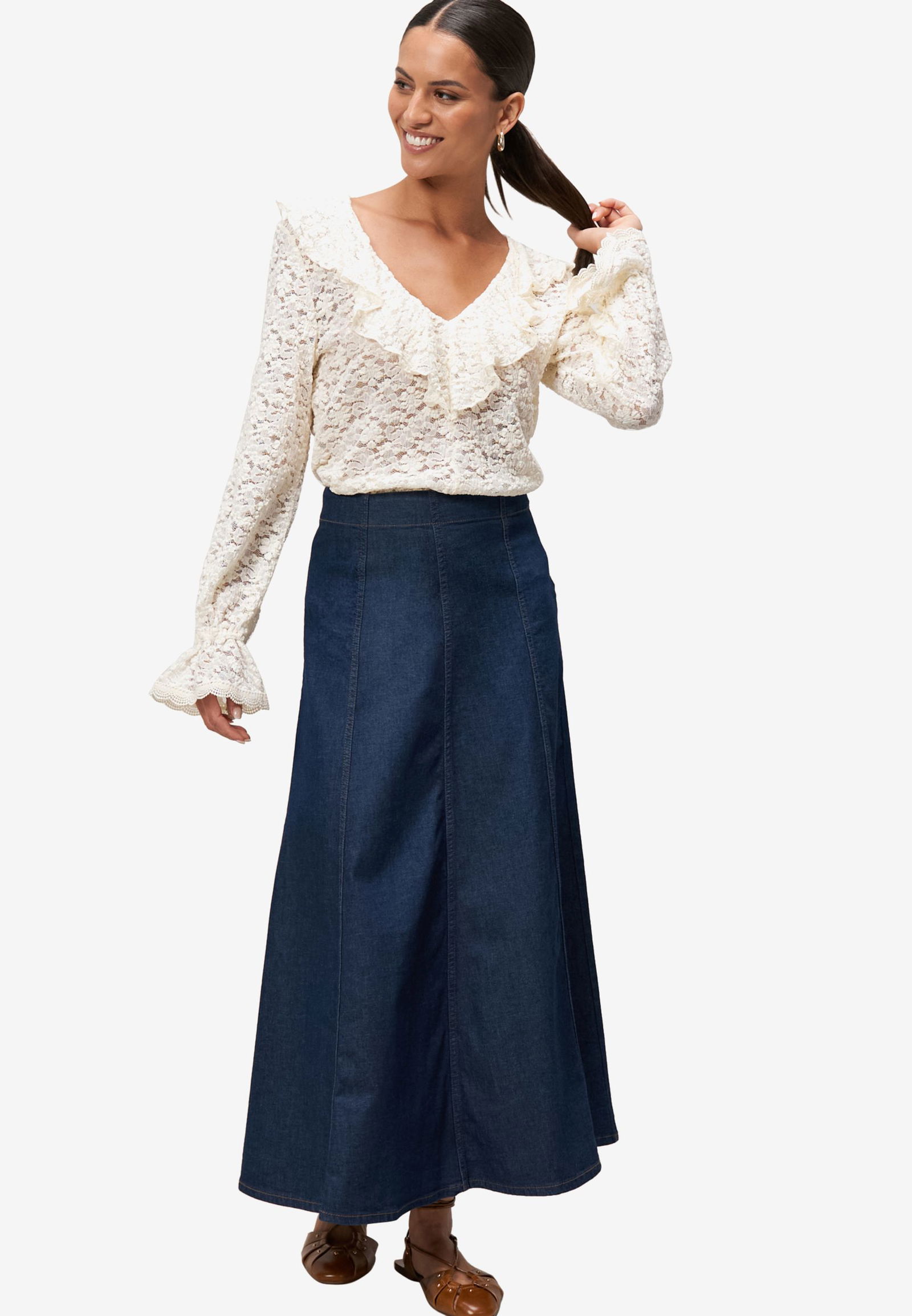 Zero |  Zero Druckbluse  | 36 | eggnog