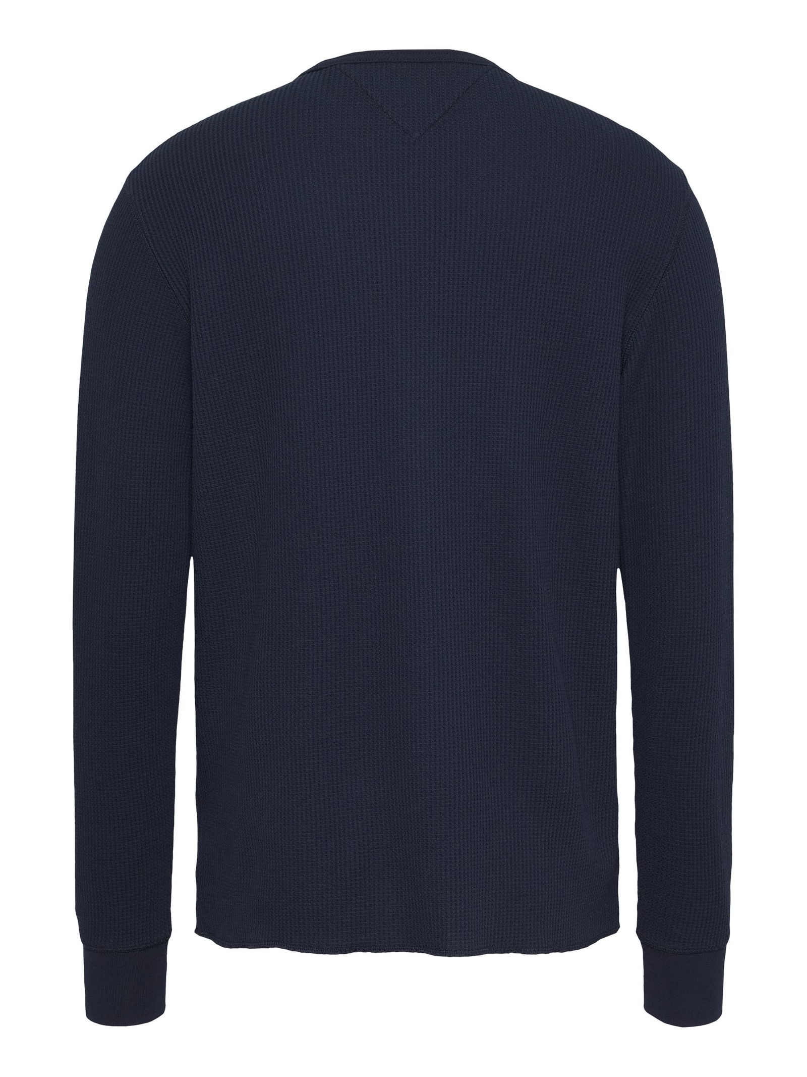  |  TJM SLIM WAFFLE L/S TEE EXT | XXL | dark night navy