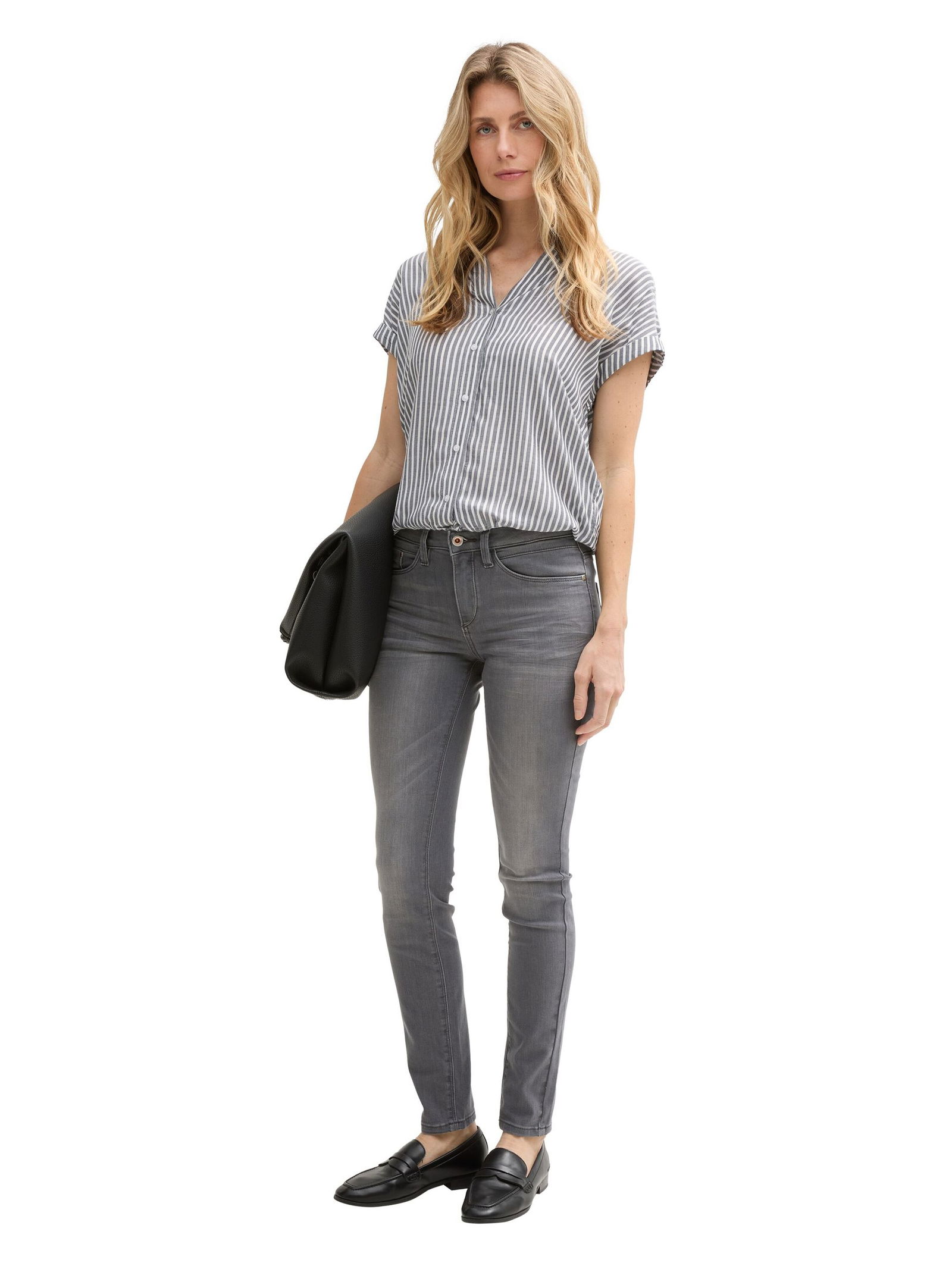  | Loose Fit Bluse mit Streifenmuster | 46 | 2888_35912