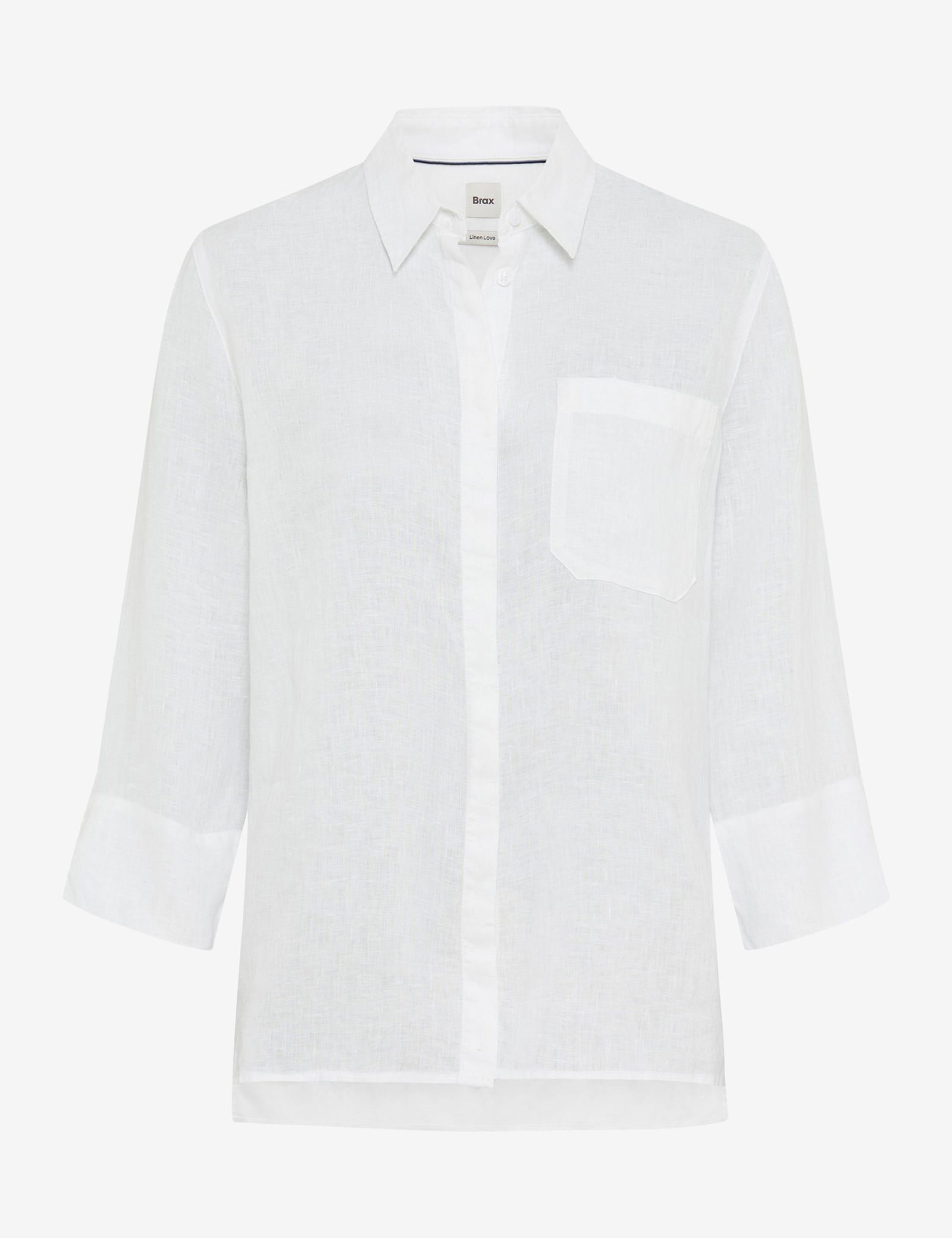Brax |  Brax Bluse aus Leinen  | 42 | white