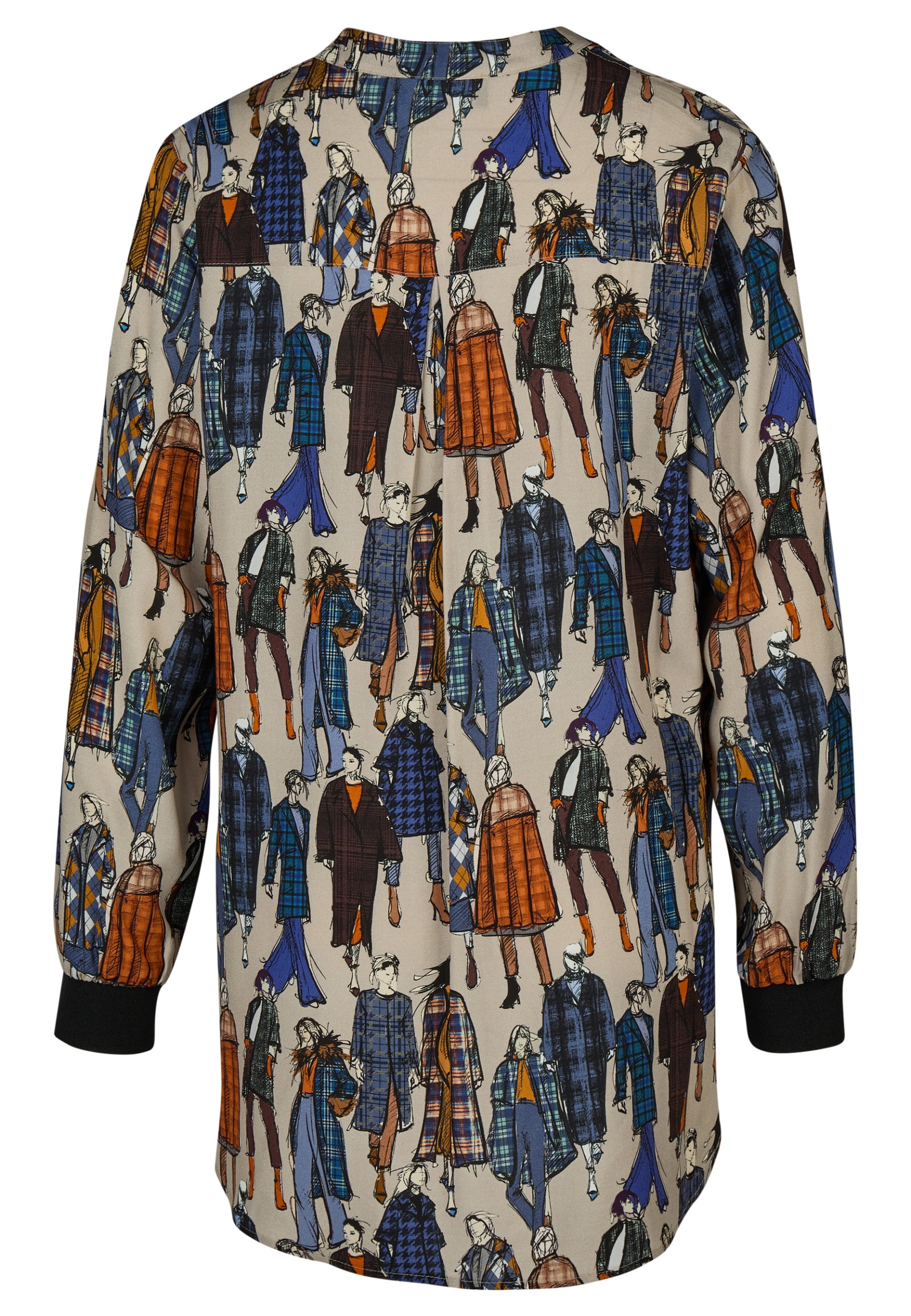 Bluse 1/1 Arm, Karamell #2