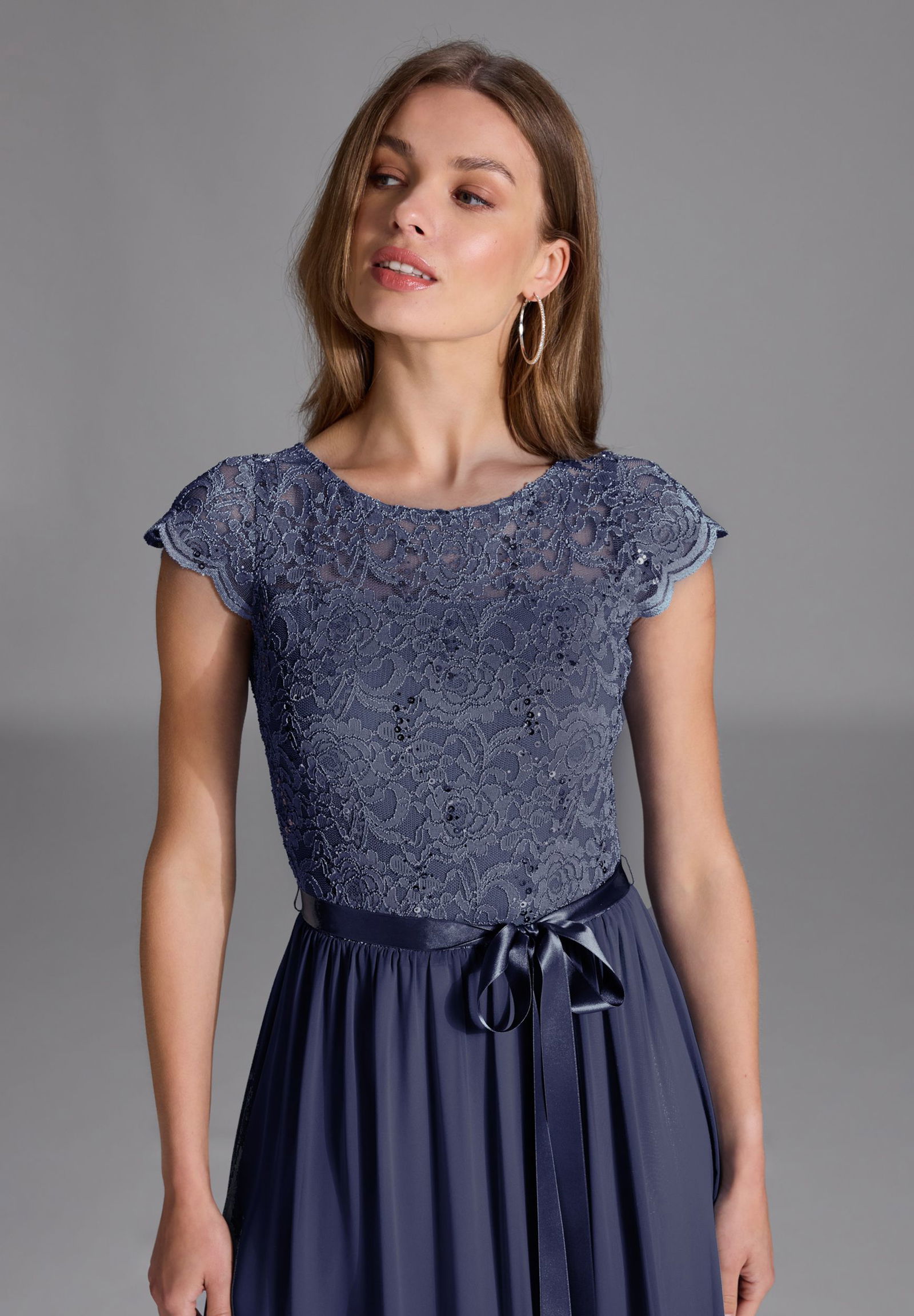 SWING | SWING Langes Kleid | 44 | navy