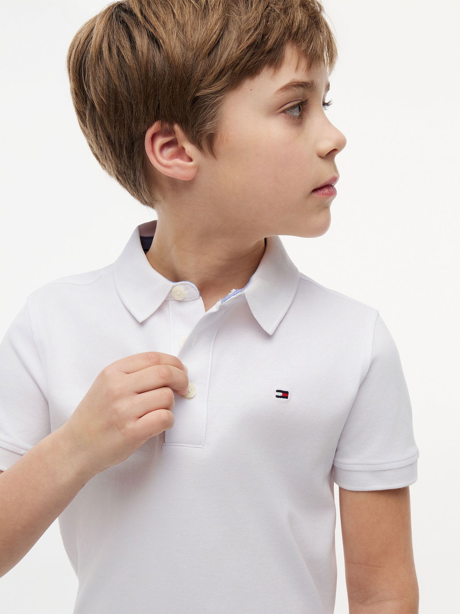 Tommy Hilfiger |  BOYS TOMMY POLO S/S | 152 | WHITE