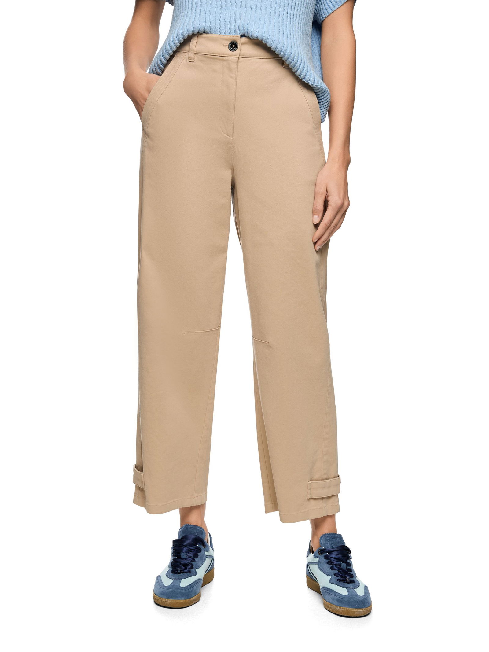 Marc Cain Sports |  Marc Cain Sports Schmale Hose  | 42 | light stone