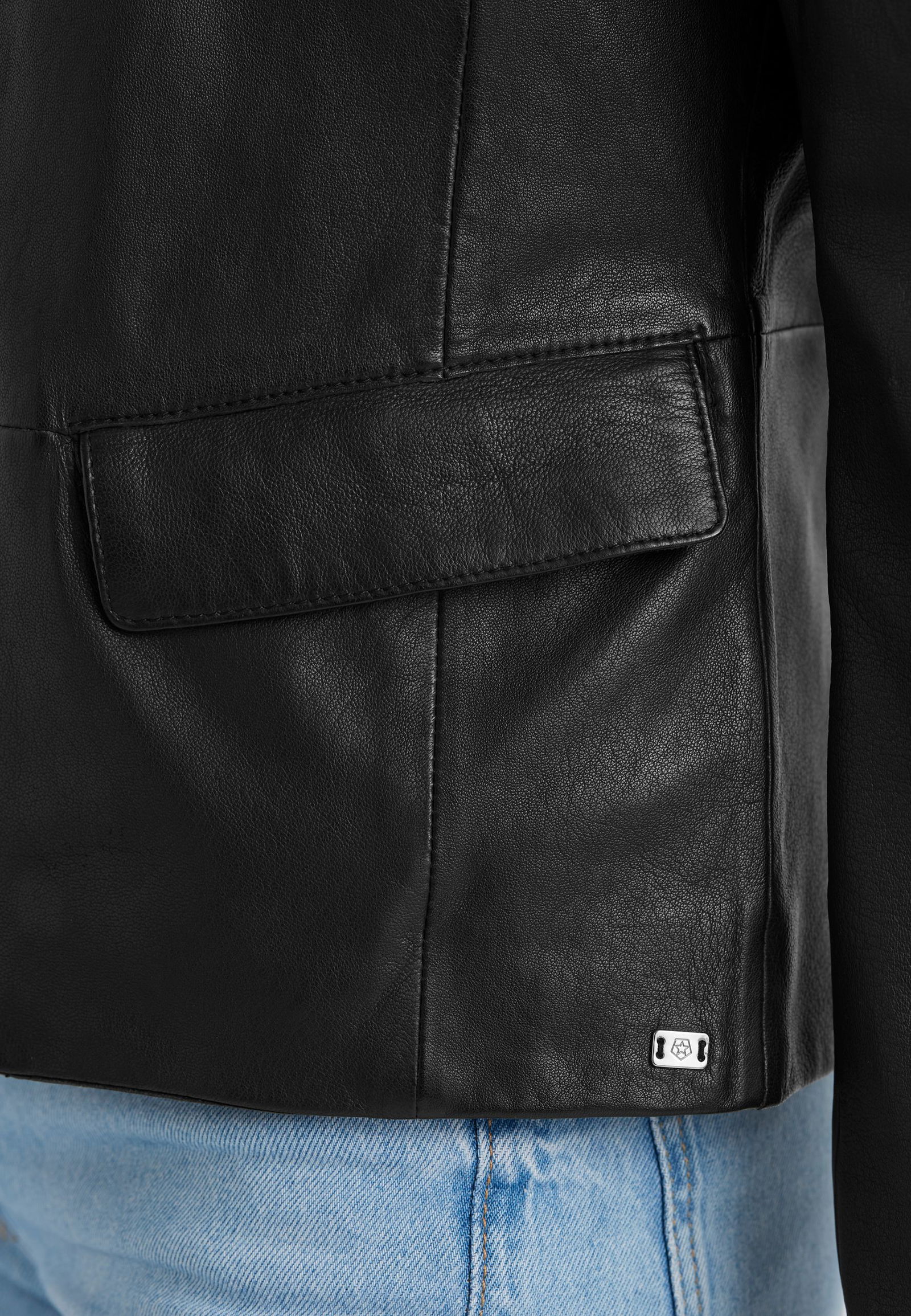Milestone |  Milestone Lederjacke  | 44 | schwarz