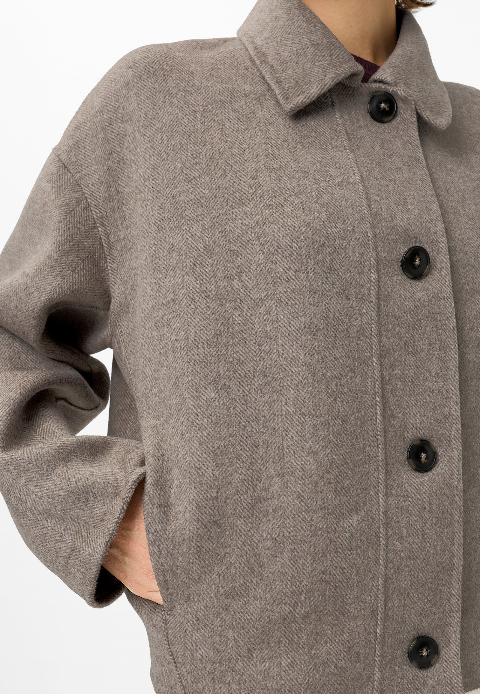 JACKE WOLLE, BEIGE/KITT #6