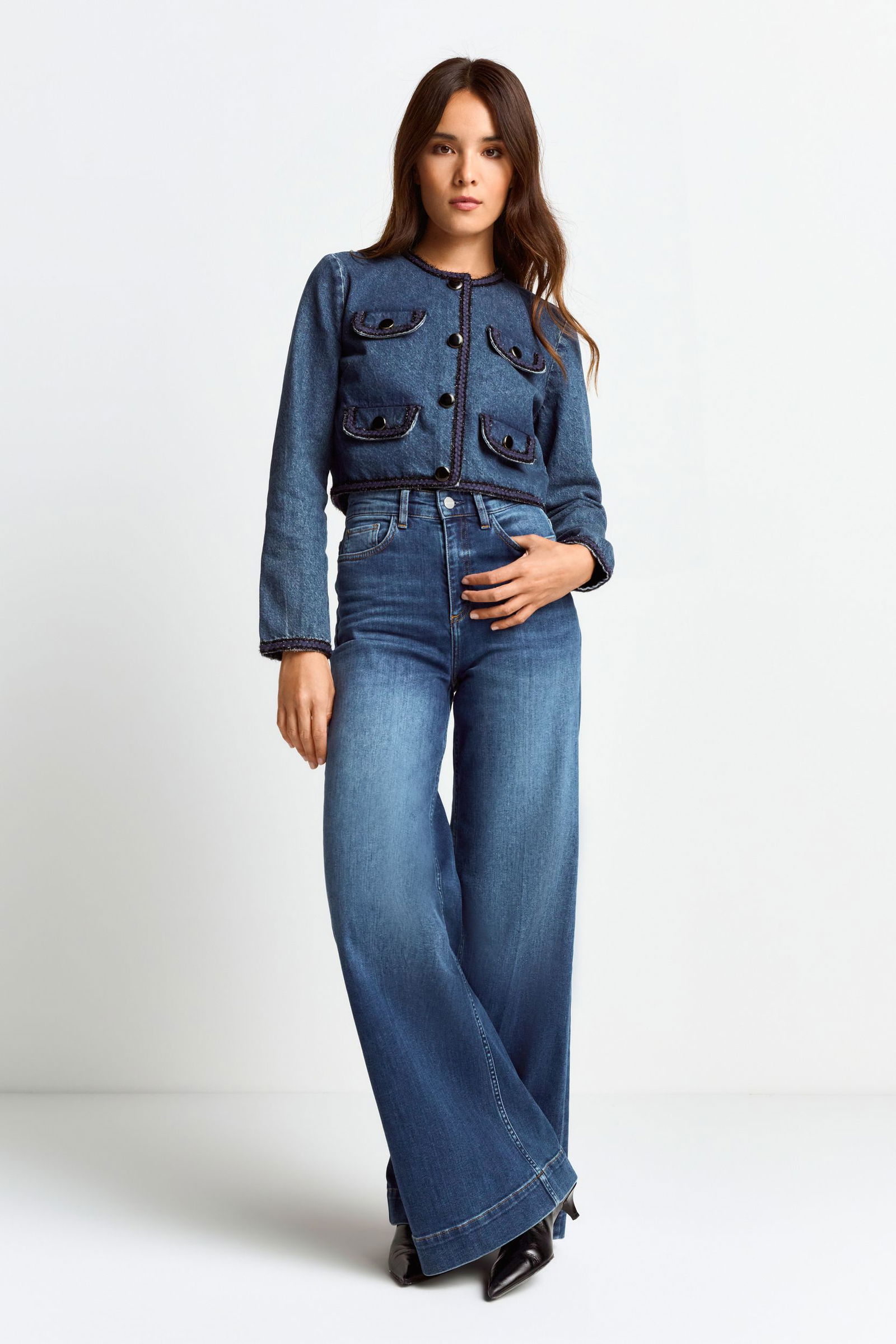 a84299075cfa250de875222d996571ef Rich & Royal |  Rich & Royal Jeansjacke  | 38 | denim blue
