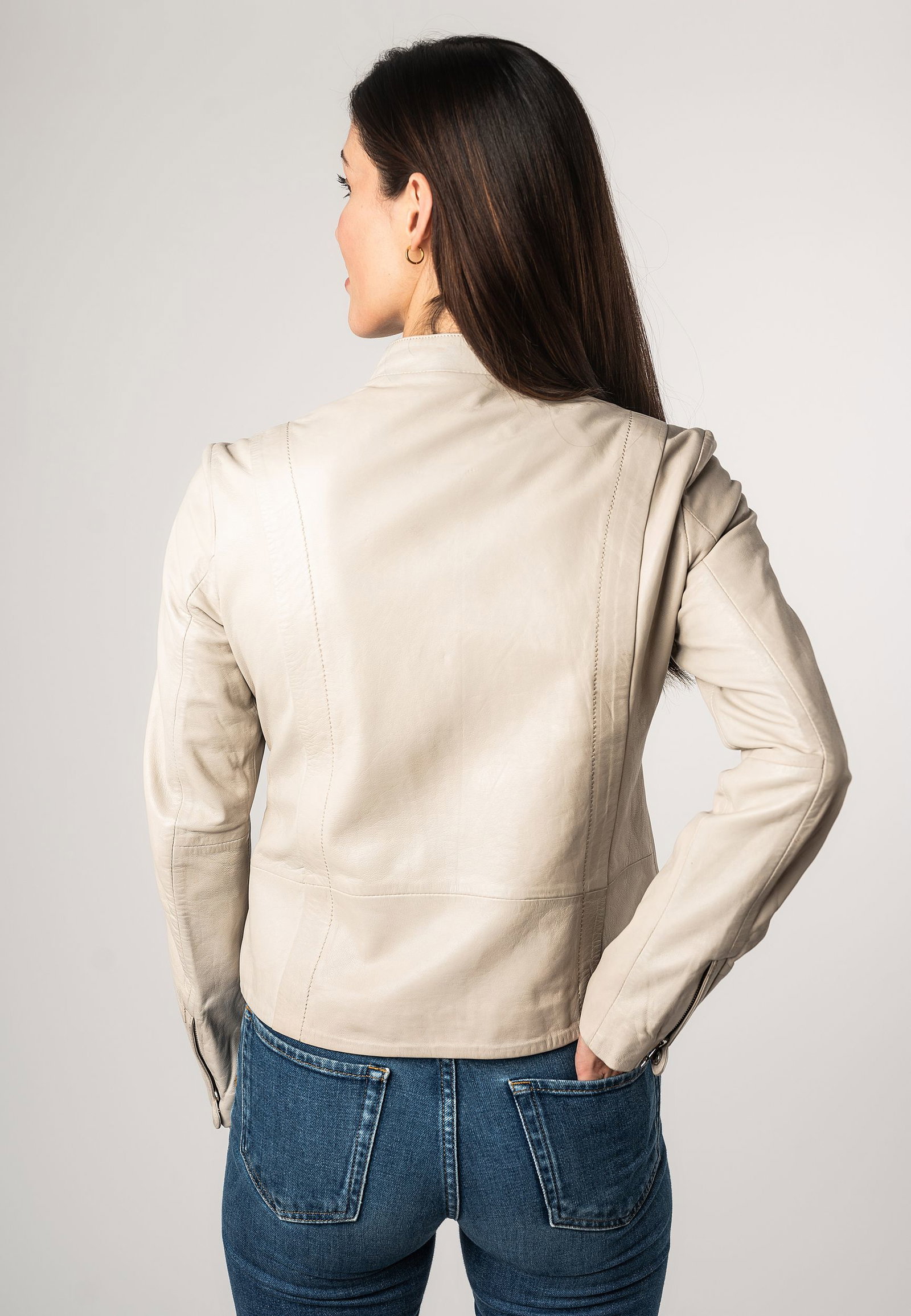 Mauritius Gipsy Lederjacke MWCelly mit Stehkragen #5