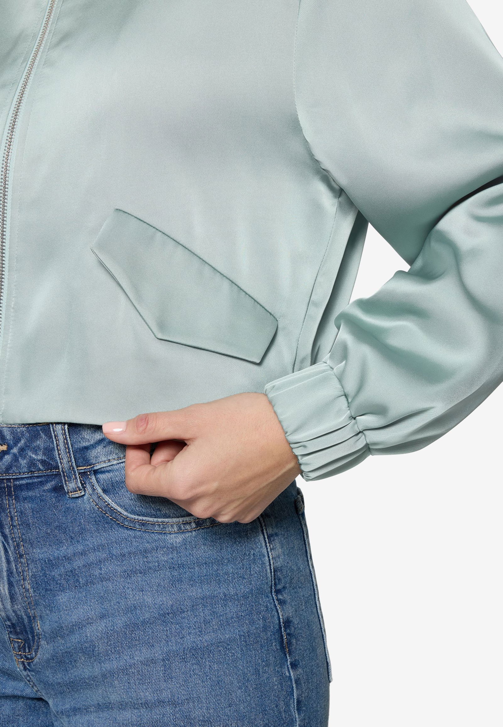 Zero |  Zero Kurzblazer  | 44 | silver blue