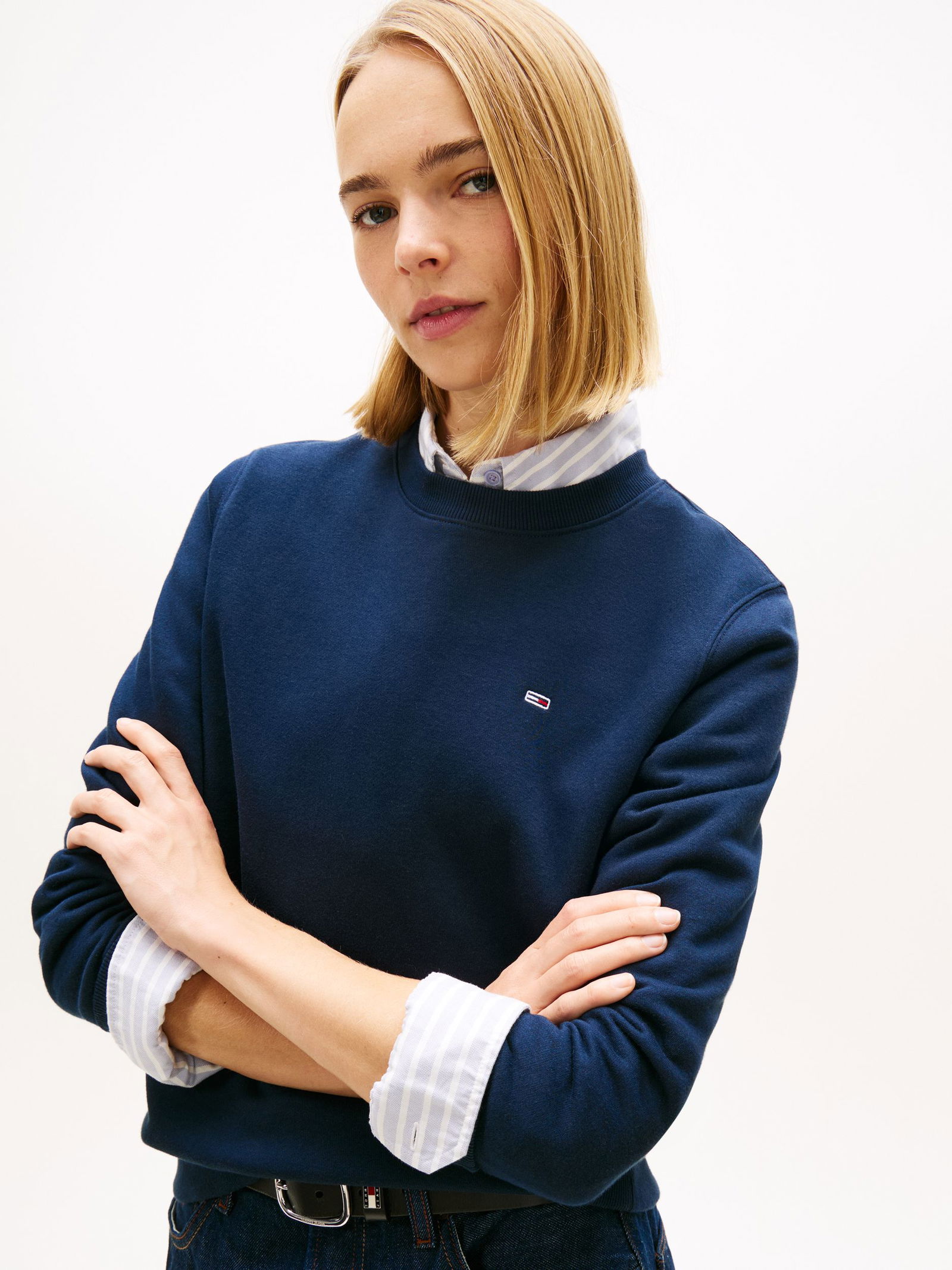 Tommy Jeans |  Tommy Jeans Pullover  | L | dark night navy