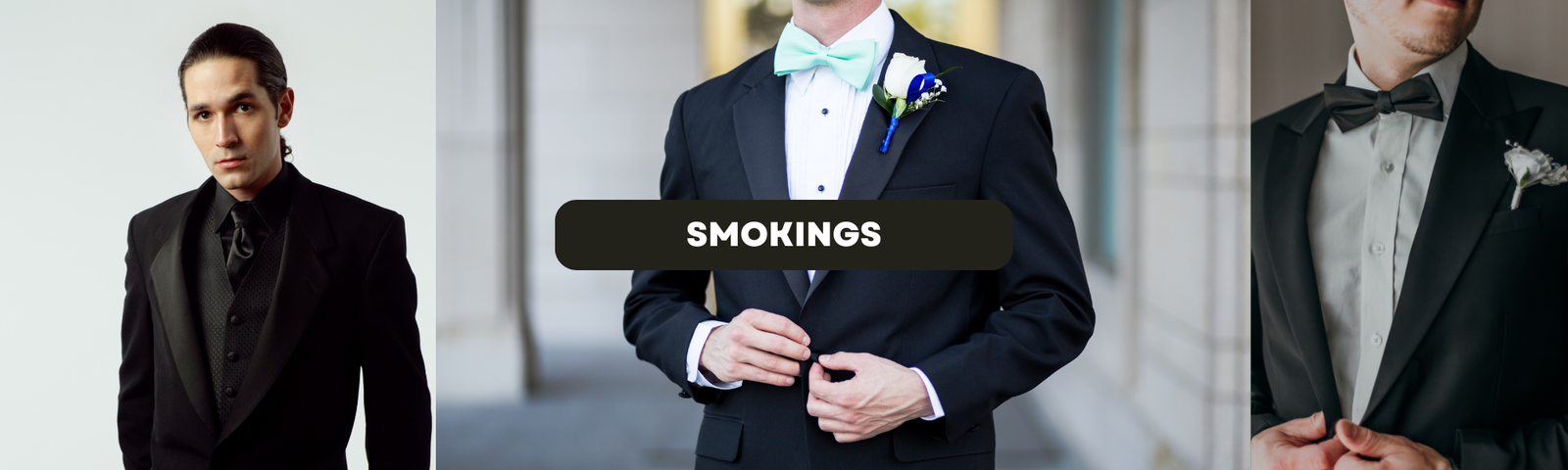 Smokings im Fokus Banner Blogbeitrag Smokings für Herren
