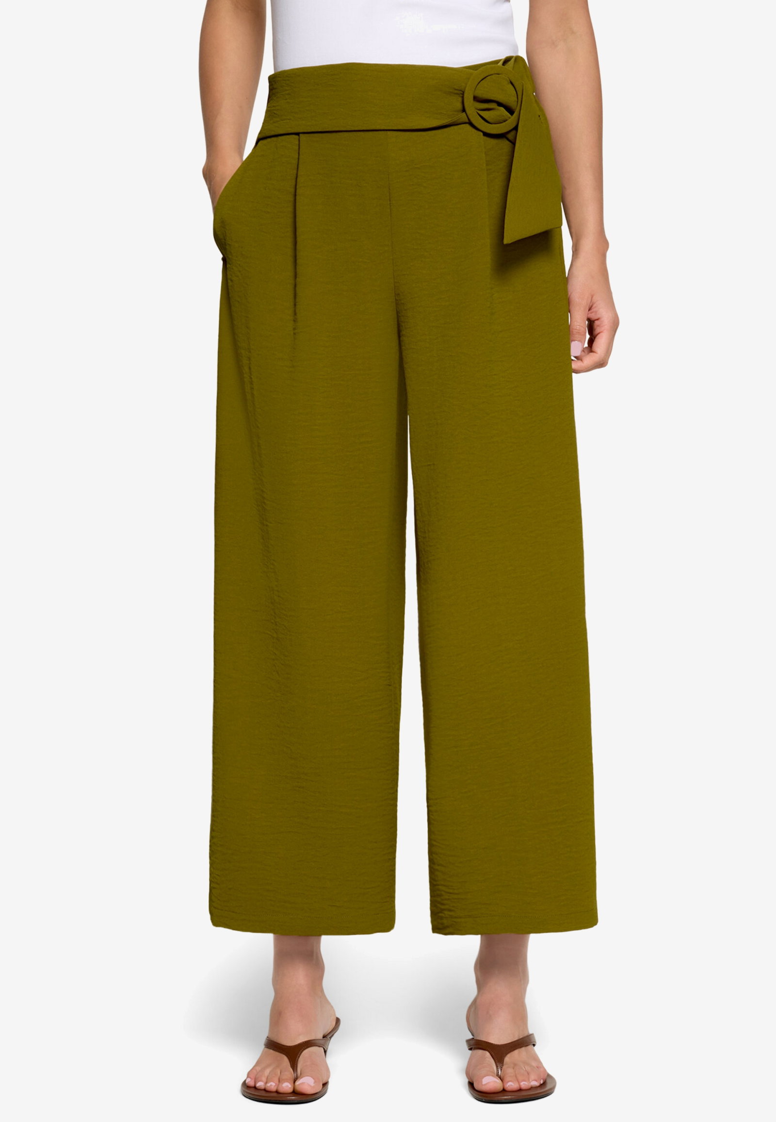Hose Casual 7/8 Länge, Fir Green #2