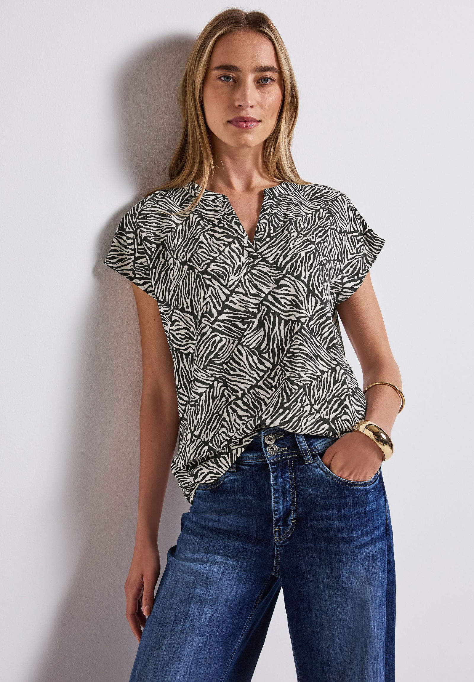 Street One | Street One Druckbluse | 40 | 4565_26618