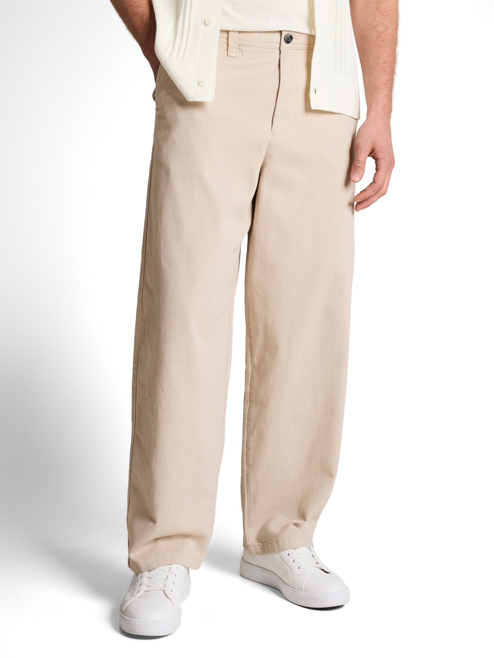 loose fit twill chino, muted grey #2