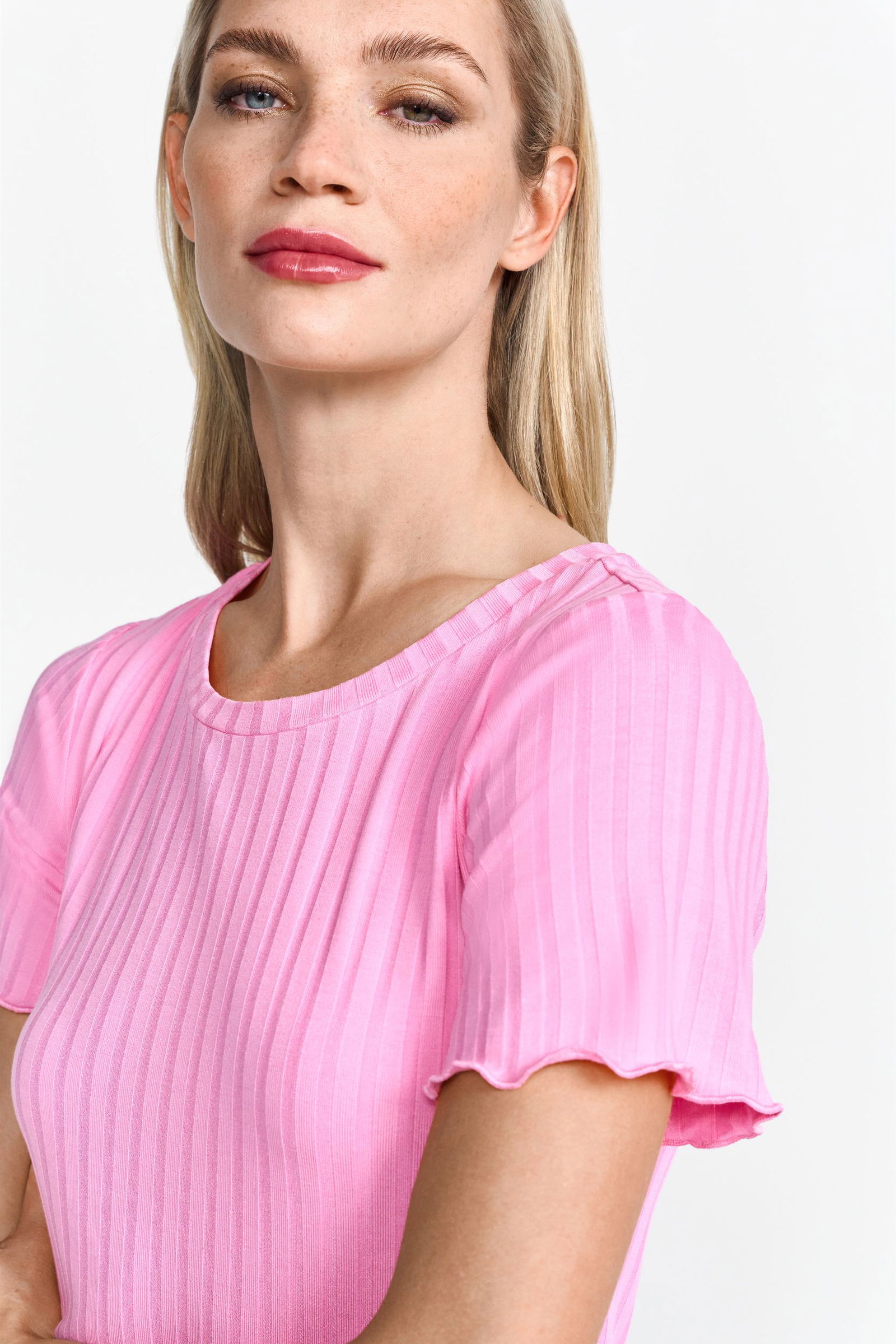  |  Rib T- Shirt, bubblegum pink | XL | bubblegum pink