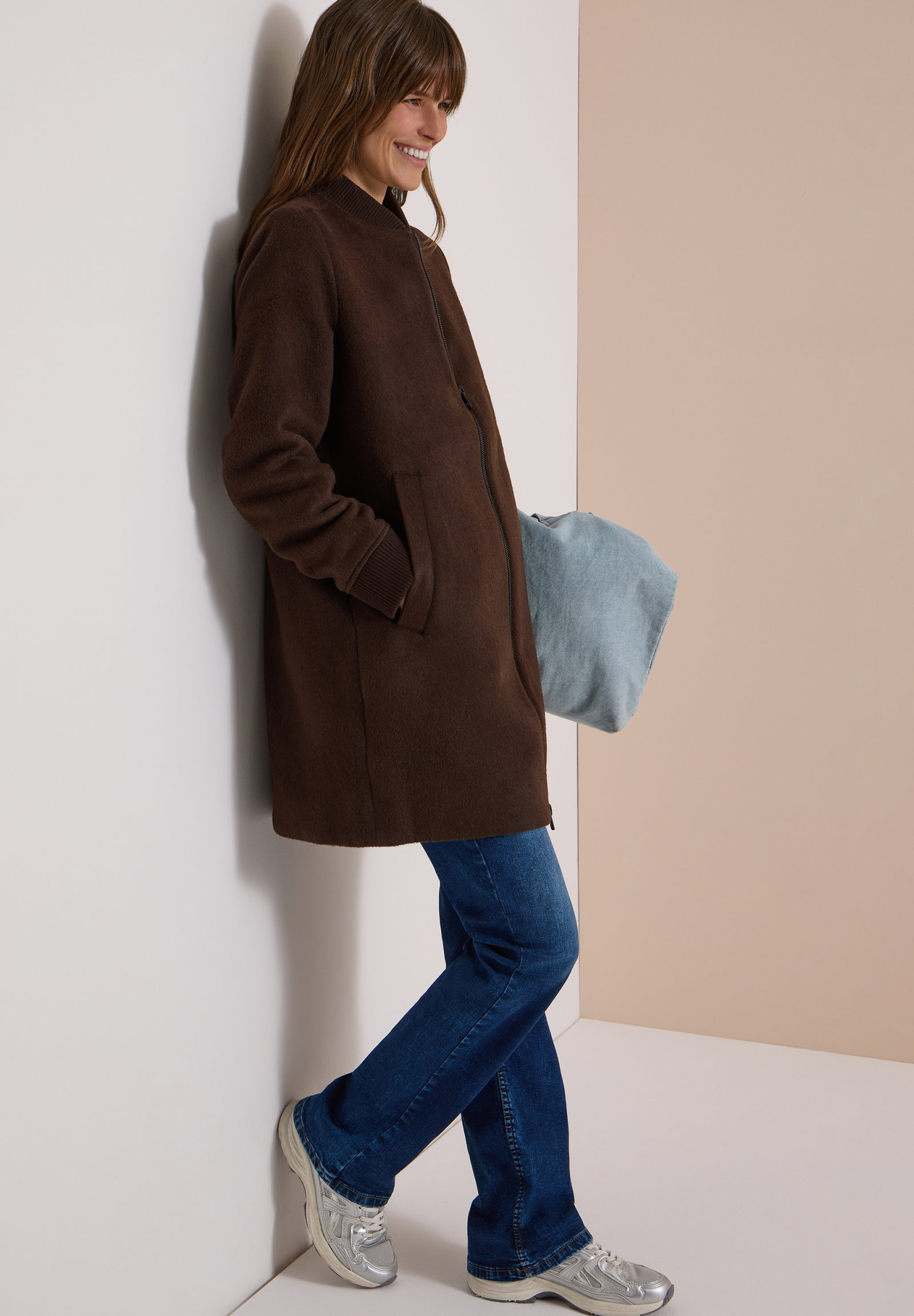 Wool Blouson, chocolate sauce brown #5