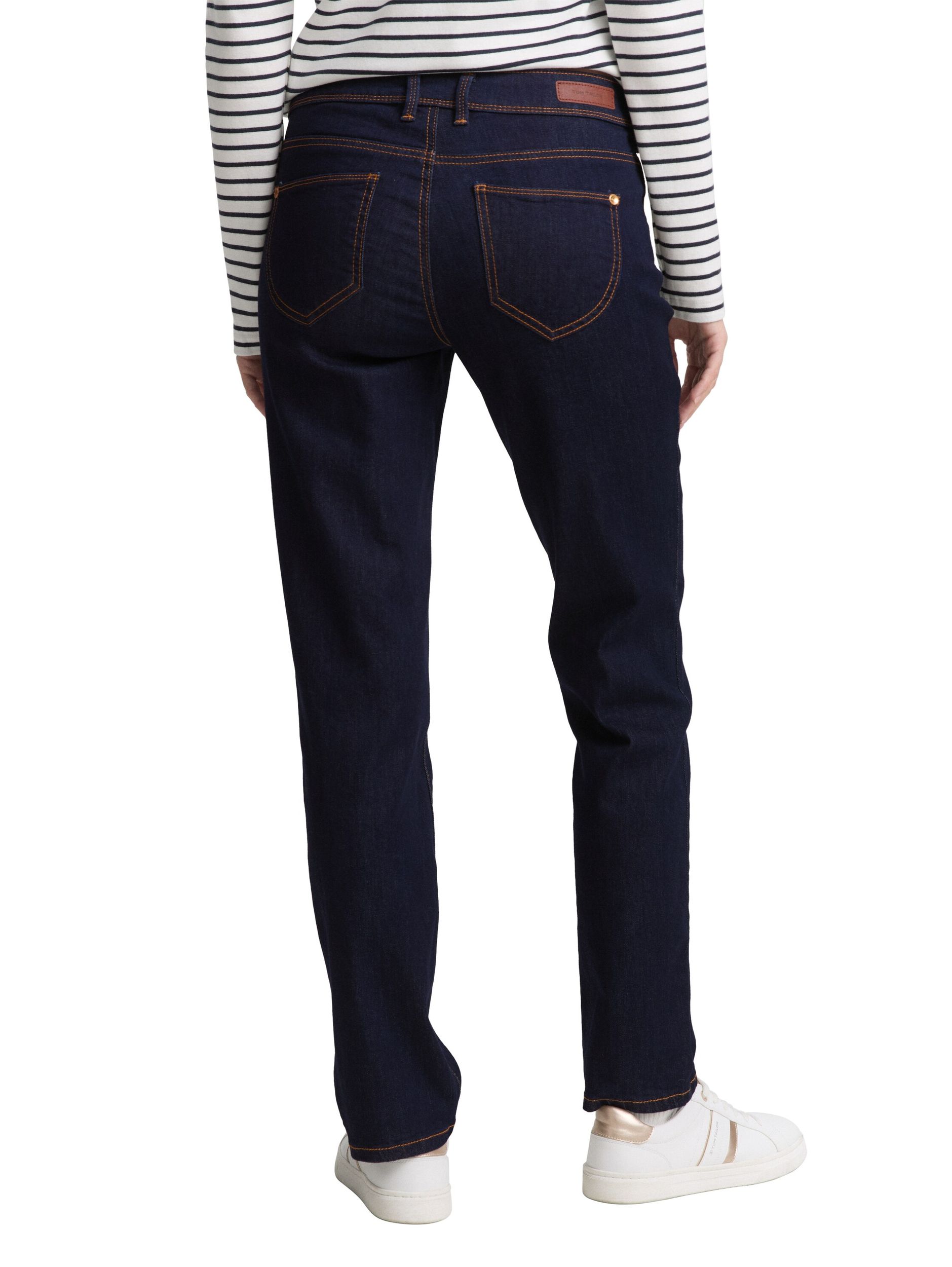 Tom Tailor |  TTALEXA Straight Jeans mit Bio-Baumwolle | 34/32 | rinsed blue denim