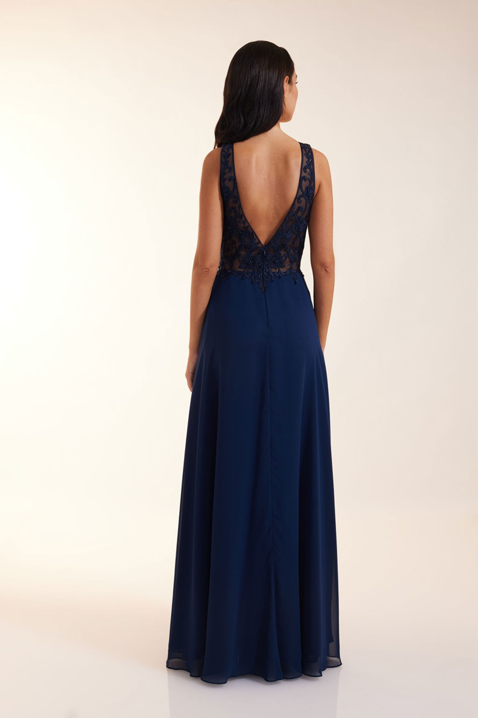 Laona |  Laona Langes Kleid  | 44 | dunkelblau