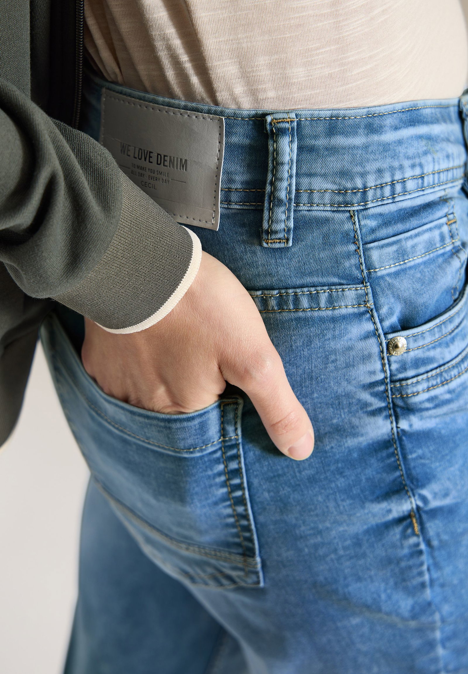 CECIL |  CECIL 7/8-Jeans  | 32/26 | light blue washed