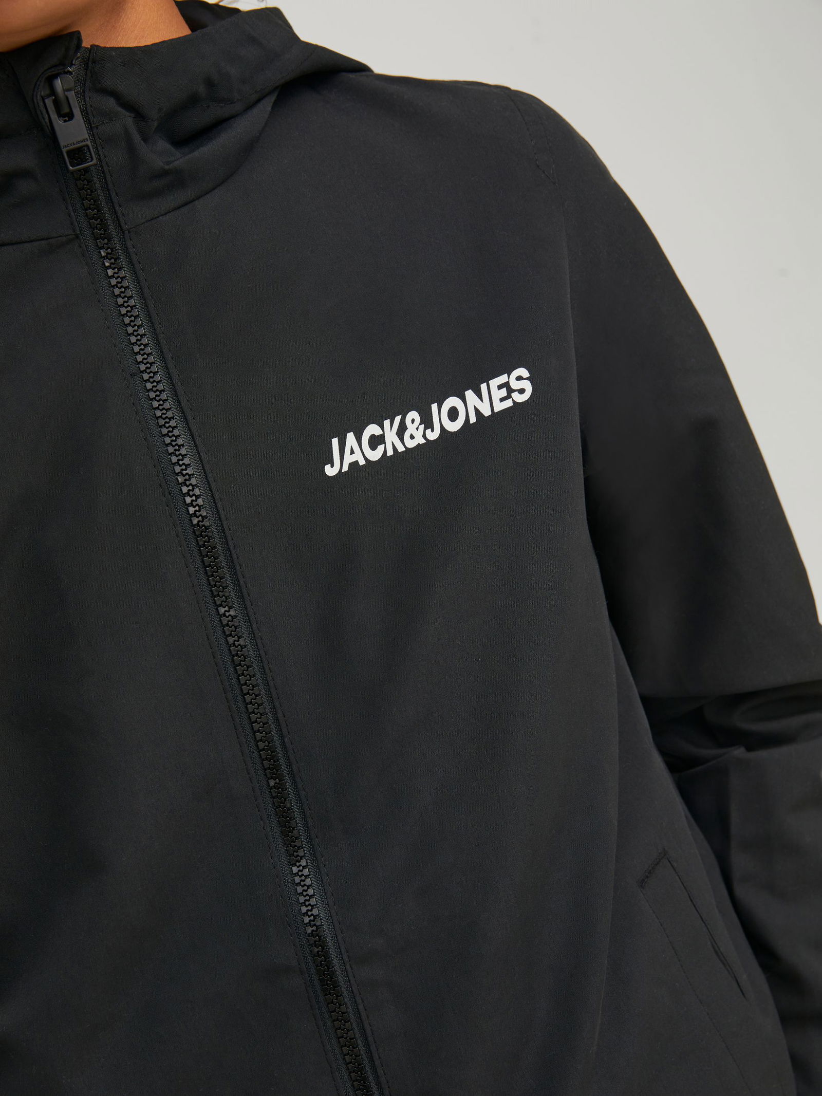 Jack&Jones | JJERUSH BLOCKING HOOD BOMBER NOOS JNR | 176 | black