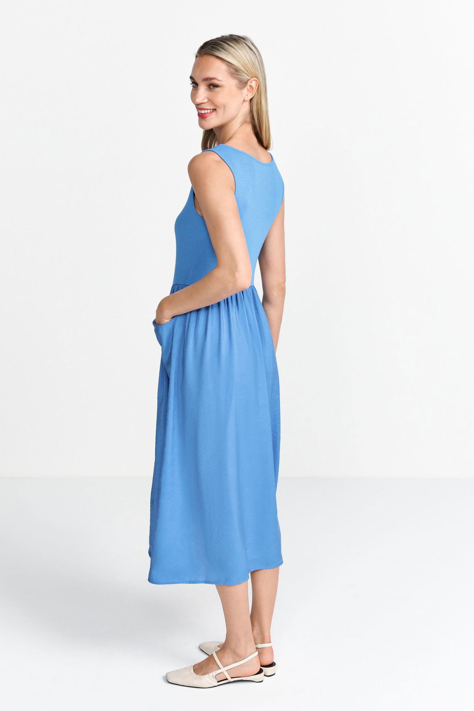 Rich & Royal |  Rich & Royal Sommerkleid  | M | palace blue