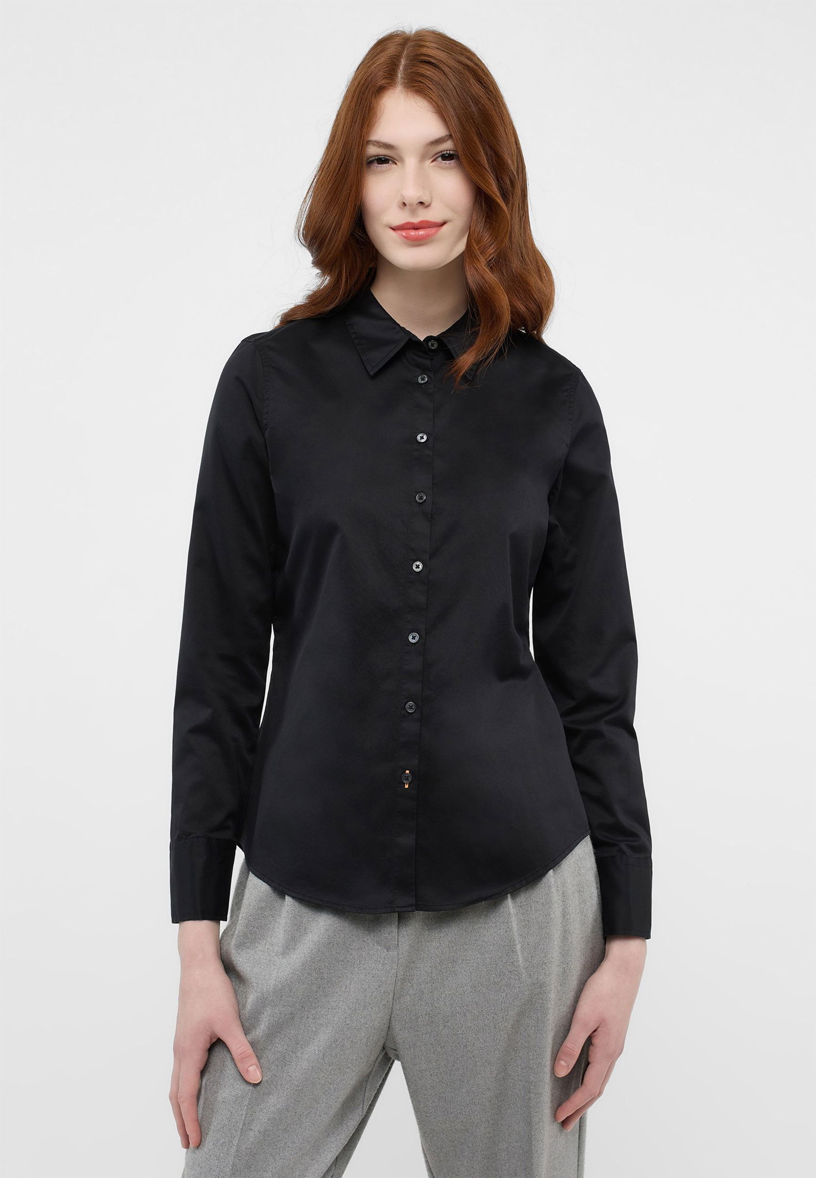 19519e4ed90bd5694ca71ca4c3f53d6b Soft Luxury Shirt Bluse Twill Langarm