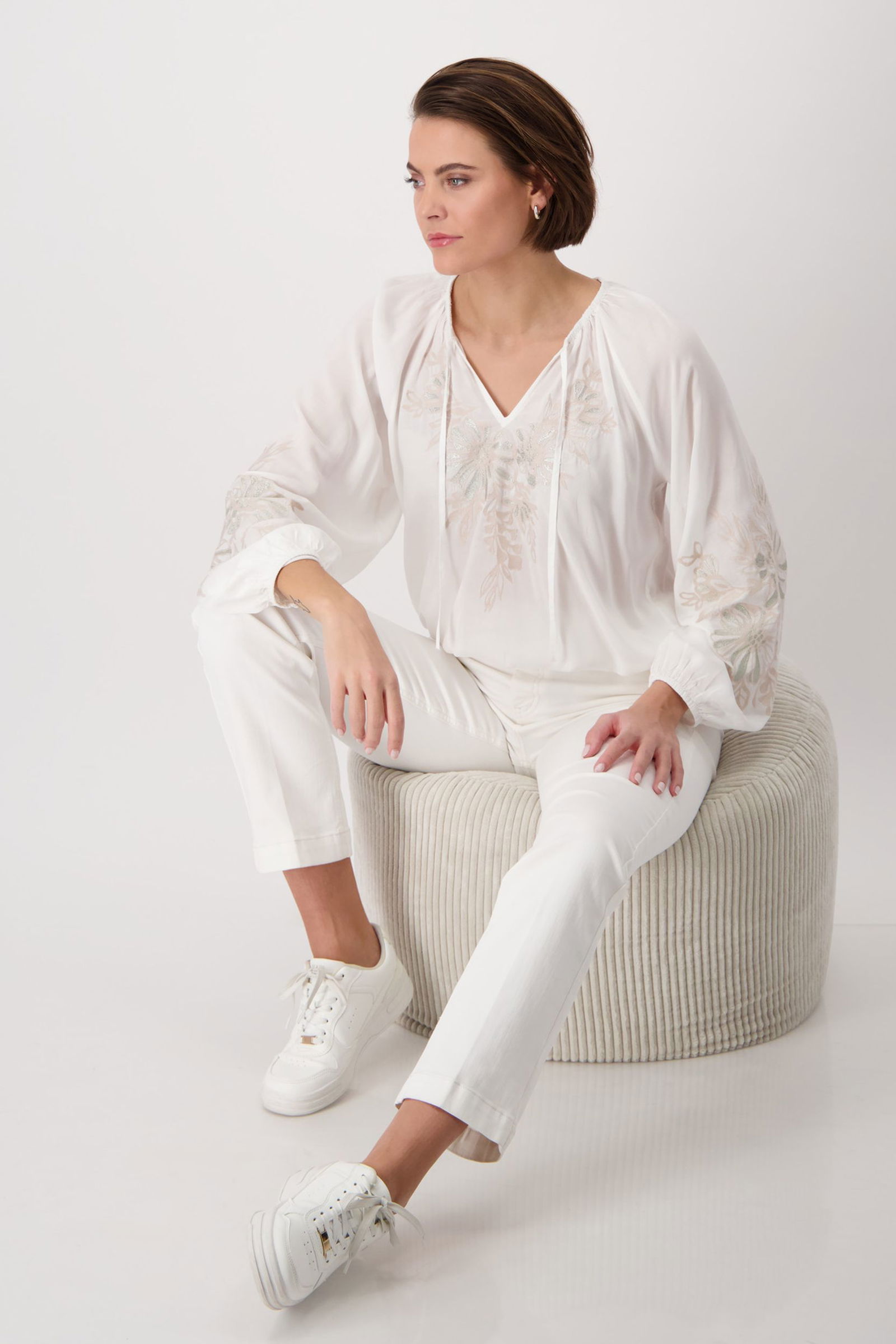 fcd1dc2b4902f8de62a02b04105e8b18 Monari | Monari Druckbluse | 42 | off-white