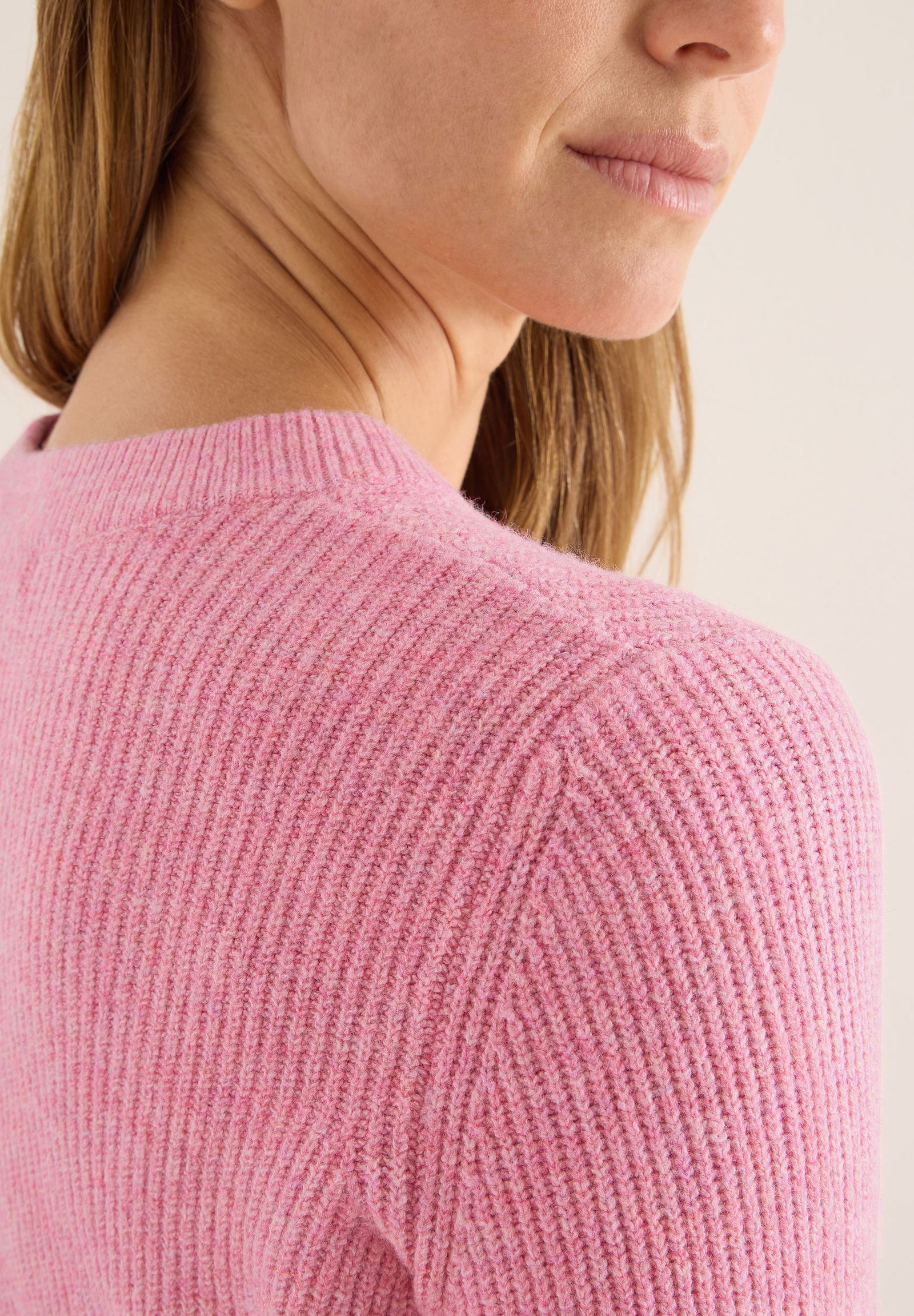 | NOS_Cosy rib-mix sweater, mushroom taupe melange | M | 11231_16965