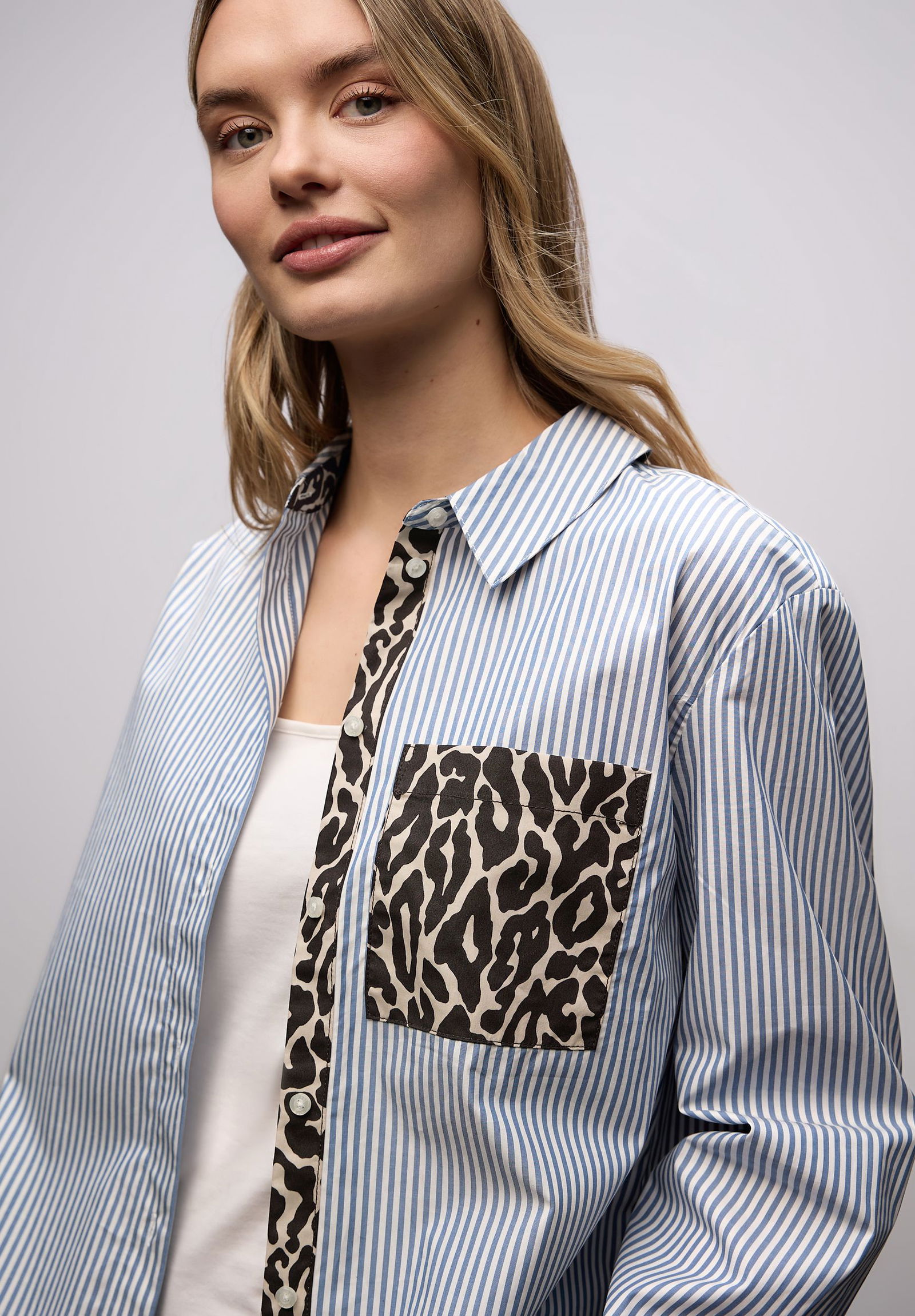 Street One |  Street One Hemdbluse  | 44 | original blue