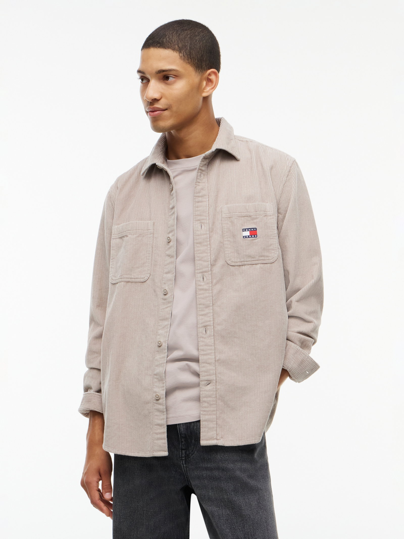 TJM RLX CORDUROY SHIRT EXT, GREY #2