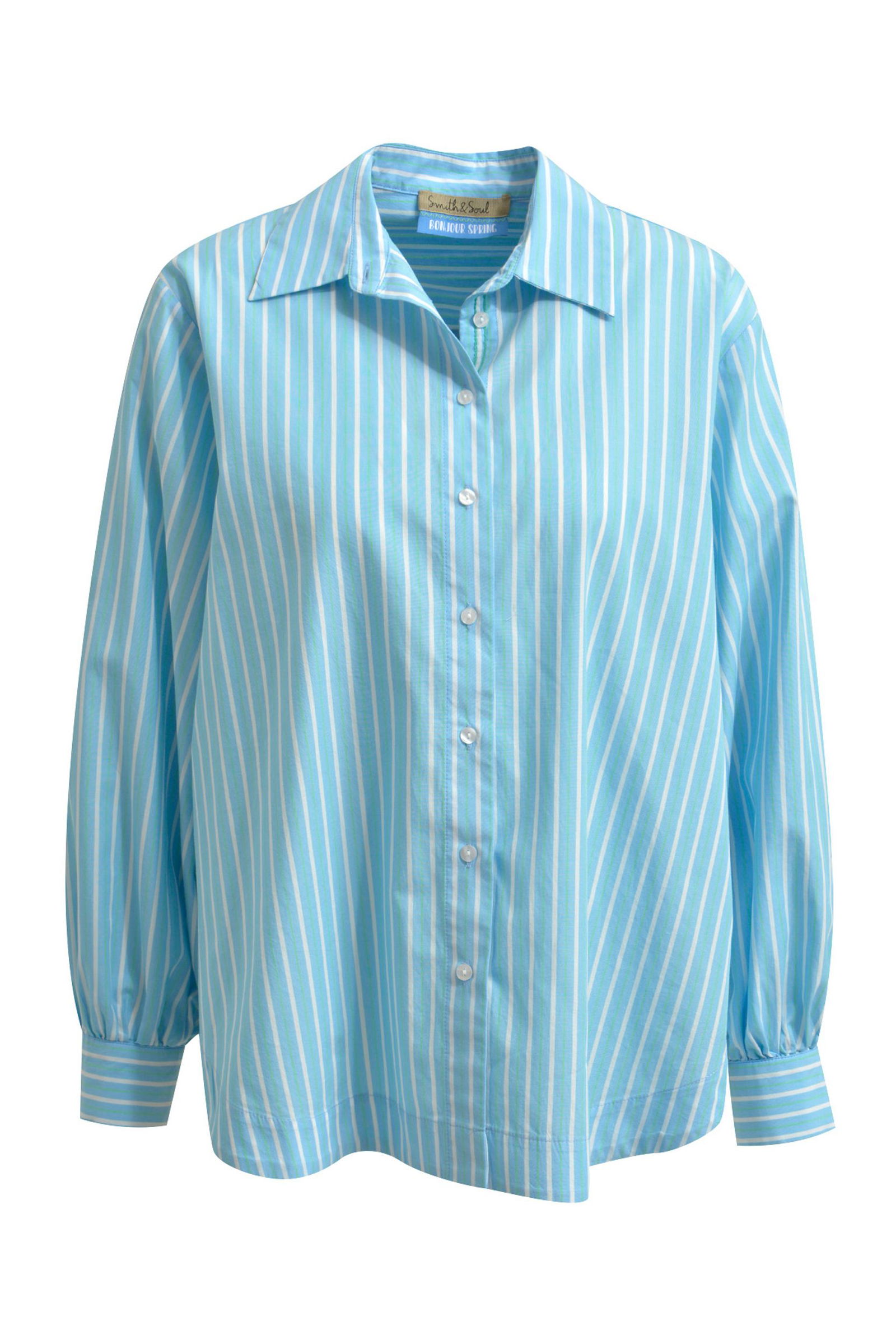 Smith&Soul |  Smith&Soul Druckbluse  | XXL | true blue print