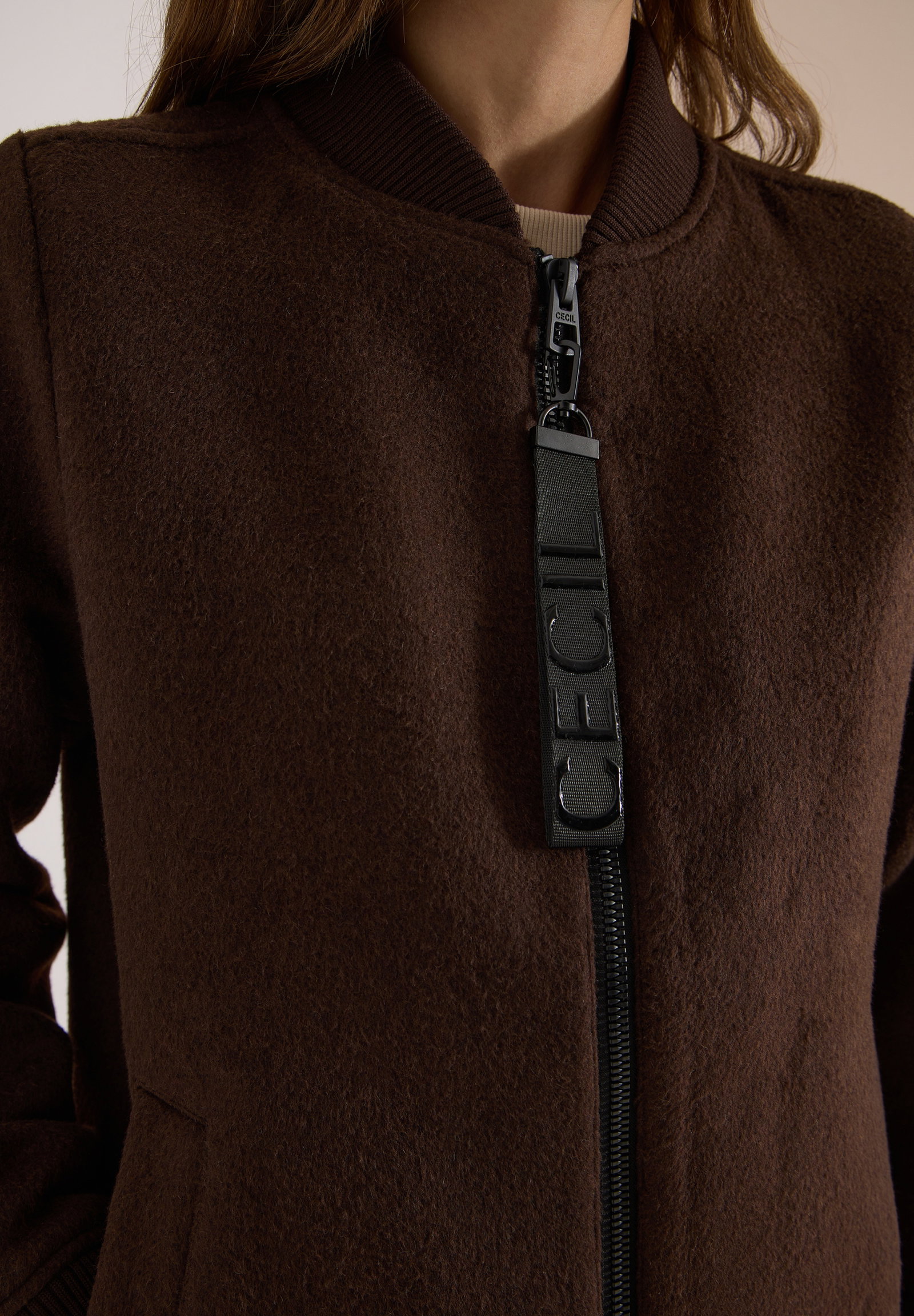 Wool Blouson, chocolate sauce brown #6