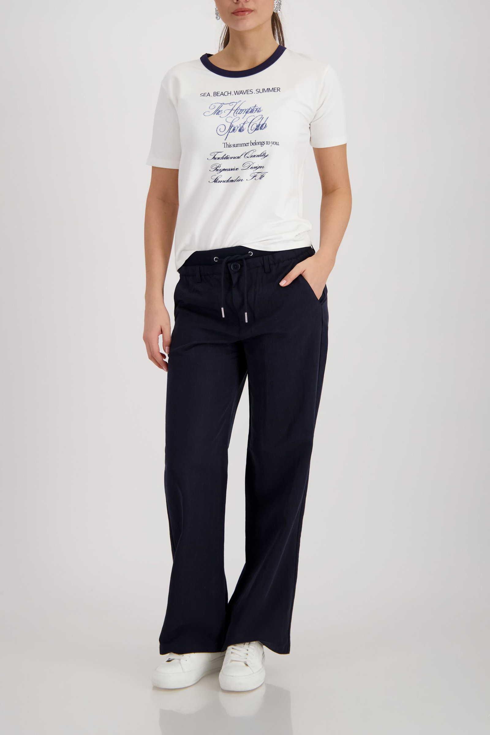 Monari |  T-Shirt, marine | 44 | marine