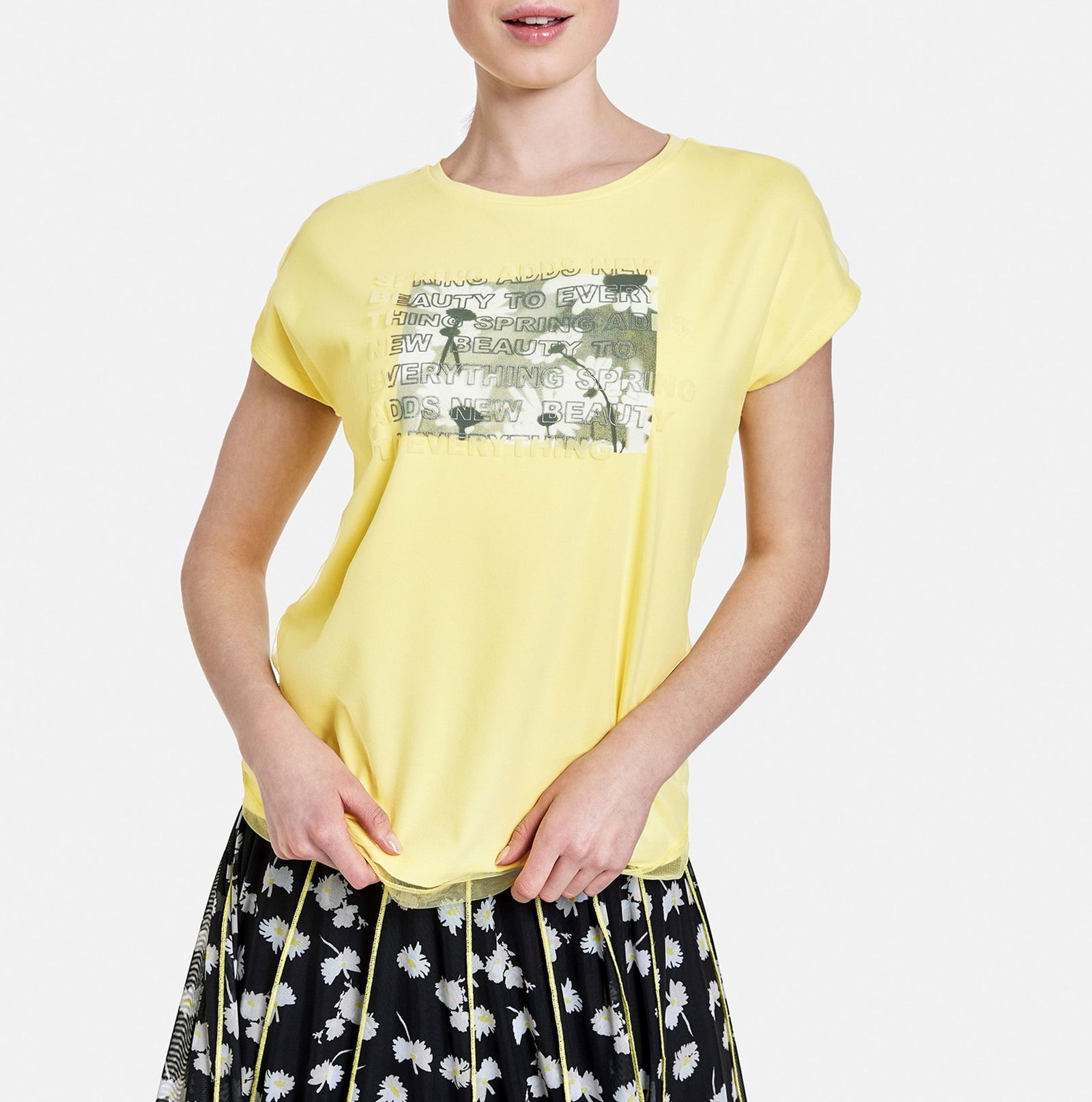 T-Shirt mit Layer-Effekt