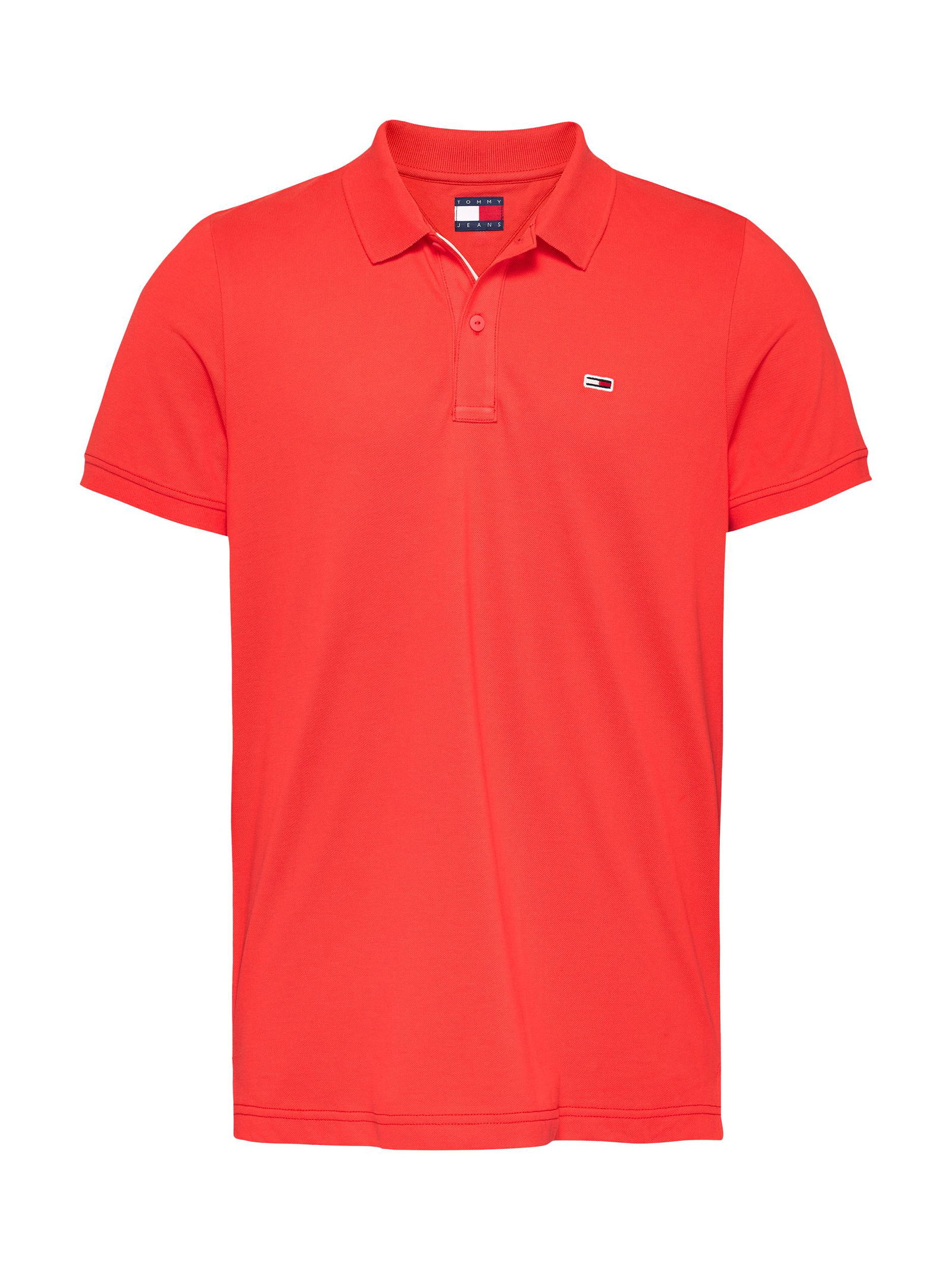 Tommy Jeans | Tommy Jeans Poloshirt | S | bright vermillion