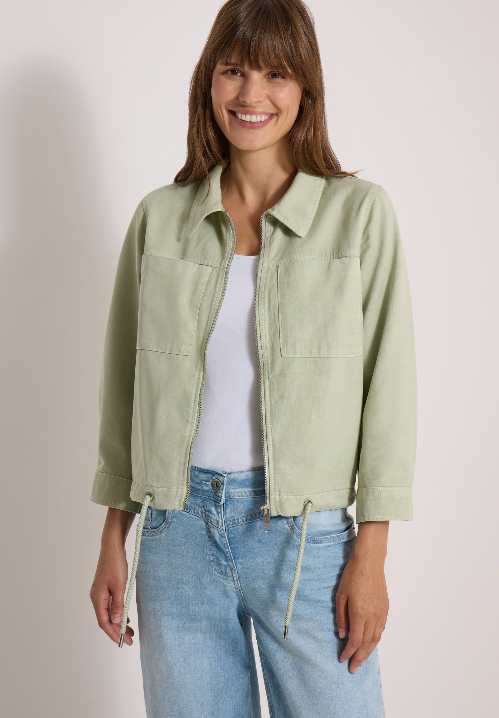 TOS Cotton Twill Jacket, raw matcha lime #7