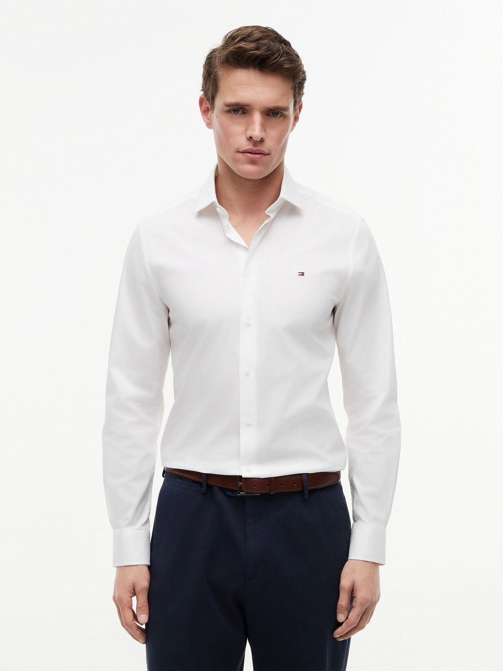 2264d8df009313e4d75406882fb79f99 Tommy Hilfiger | Tommy Hilfiger Hemd Slim Fit | 40/R | custom color light blue