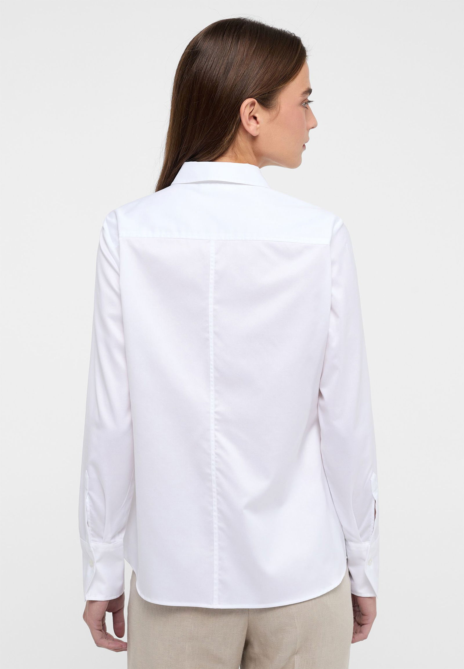 Cover Shirt Bluse Twill Langarm