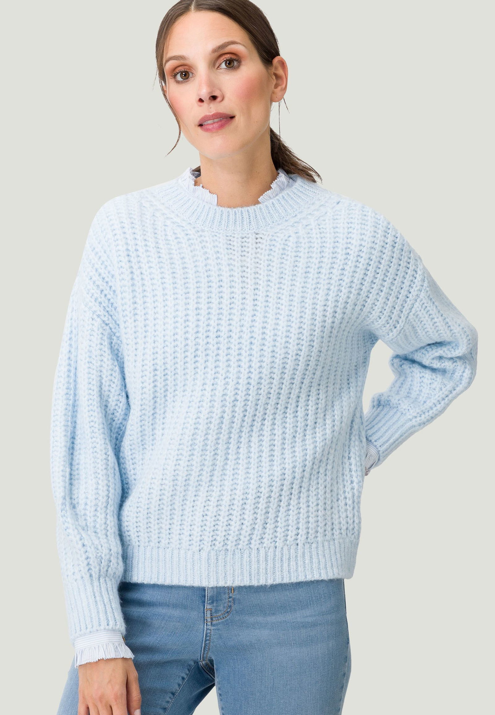 ebea3cf5598c42b07f619c1c031c37d3 Zero Grobstrickpullover