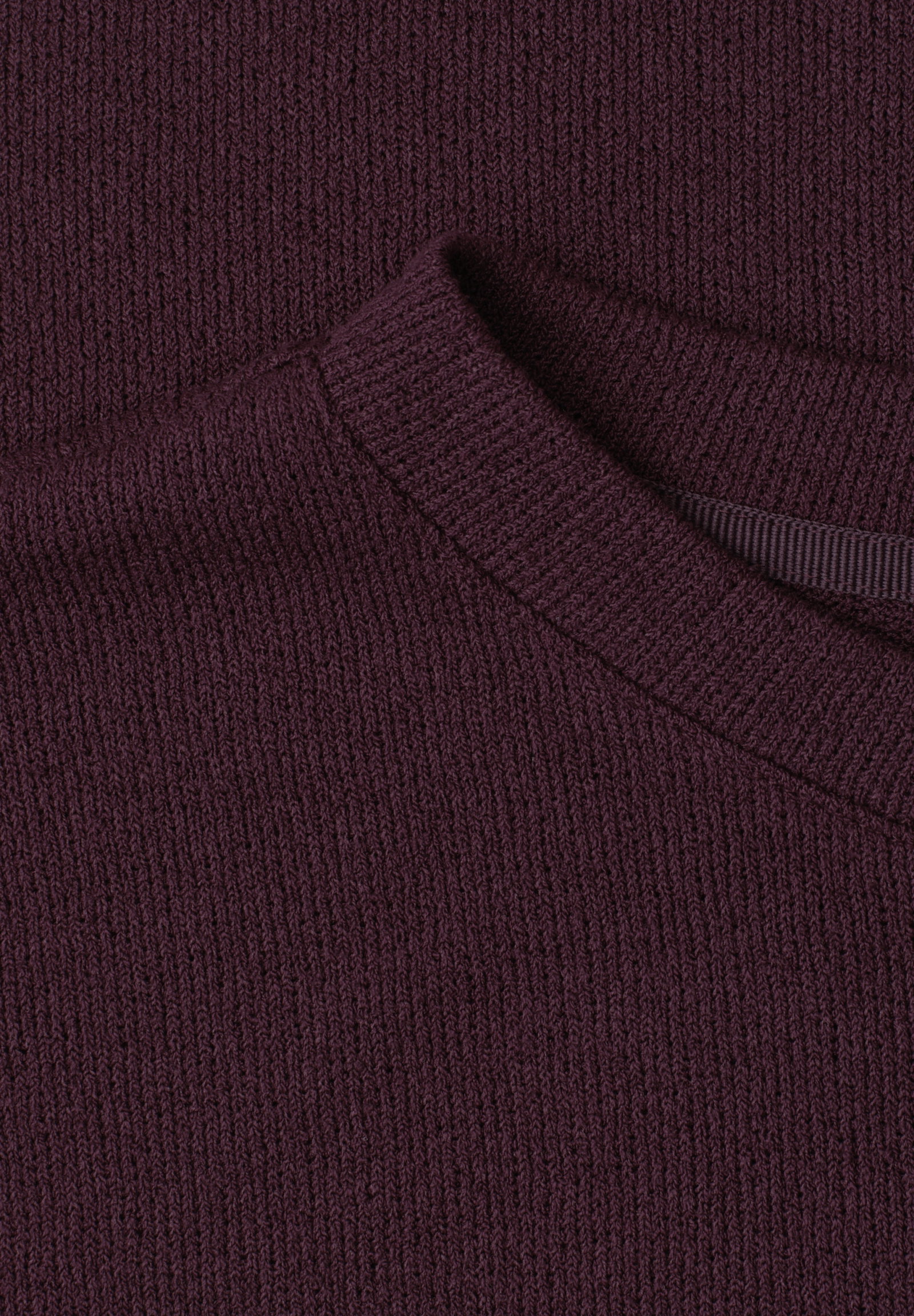 knit look shirt, rustic rouge #2