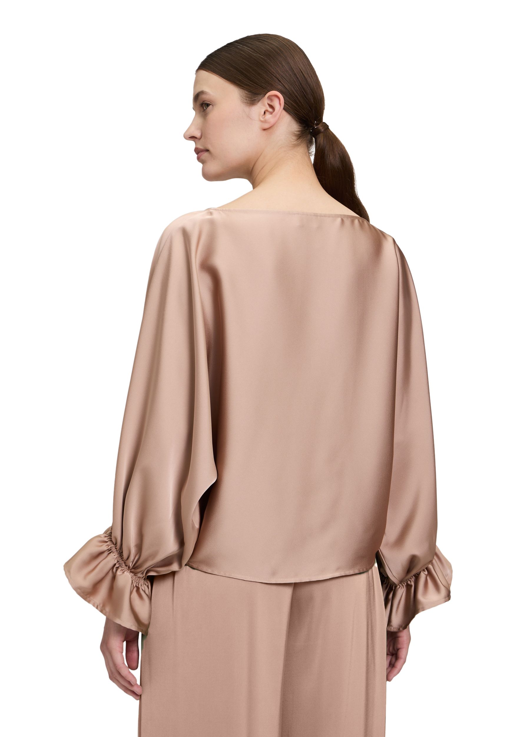 V by Vera Mont |  Satin-Bluse | 42 | macchiato